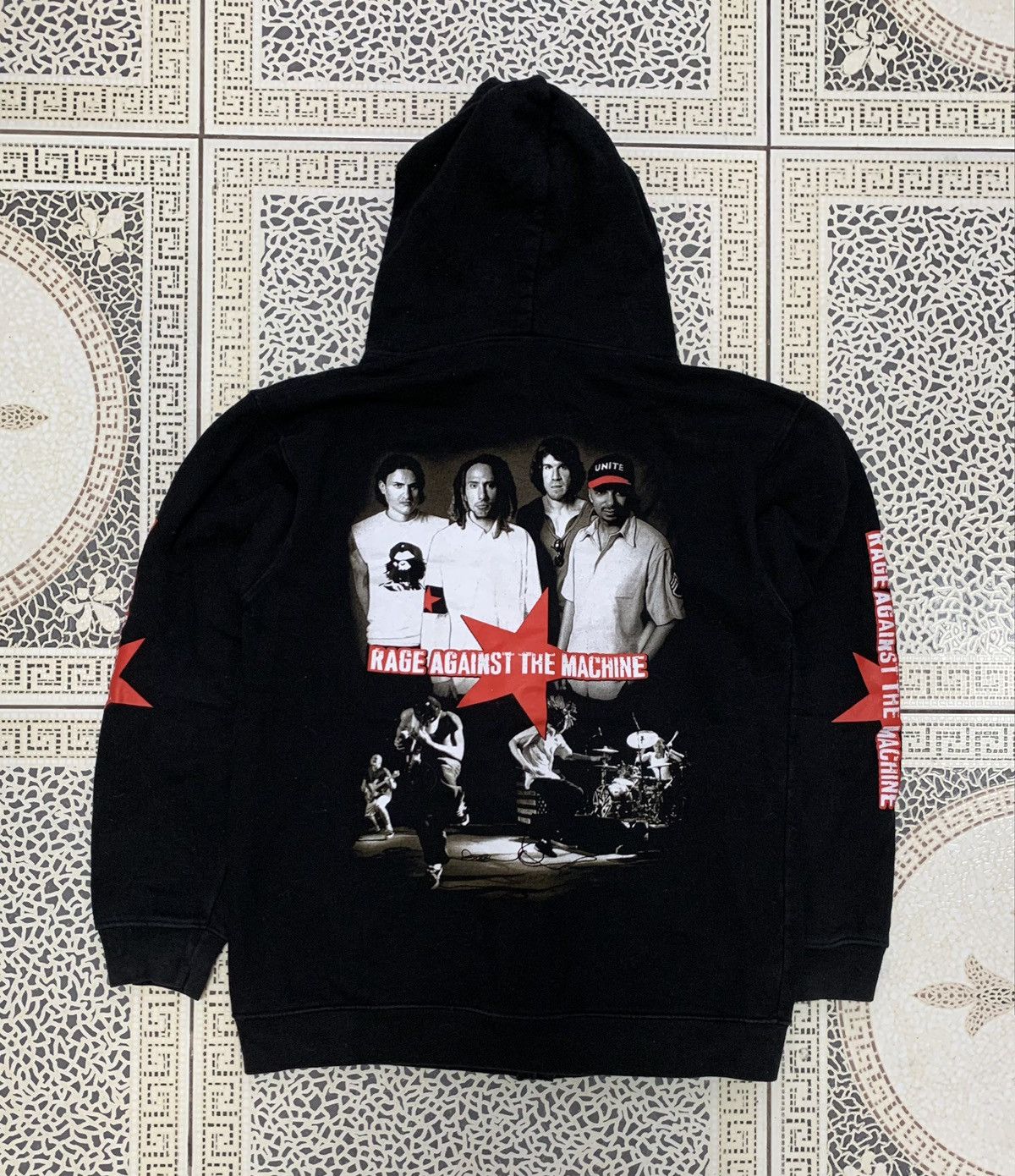 Band Tees Vintage 00s Rage Against The Machine Zip Hoodie Size US M / EU 48-50 / 2 - 2 Thumbnail