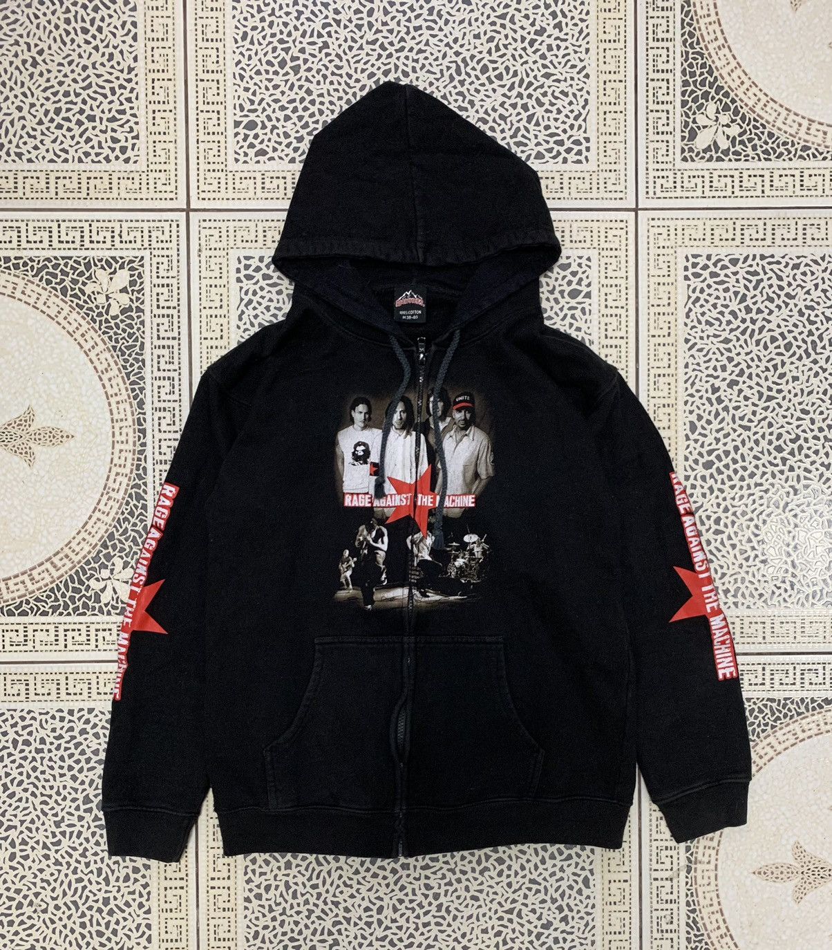 Band Tees Vintage 00s Rage Against The Machine Zip Hoodie Size US M / EU 48-50 / 2 - 1 Thumbnail