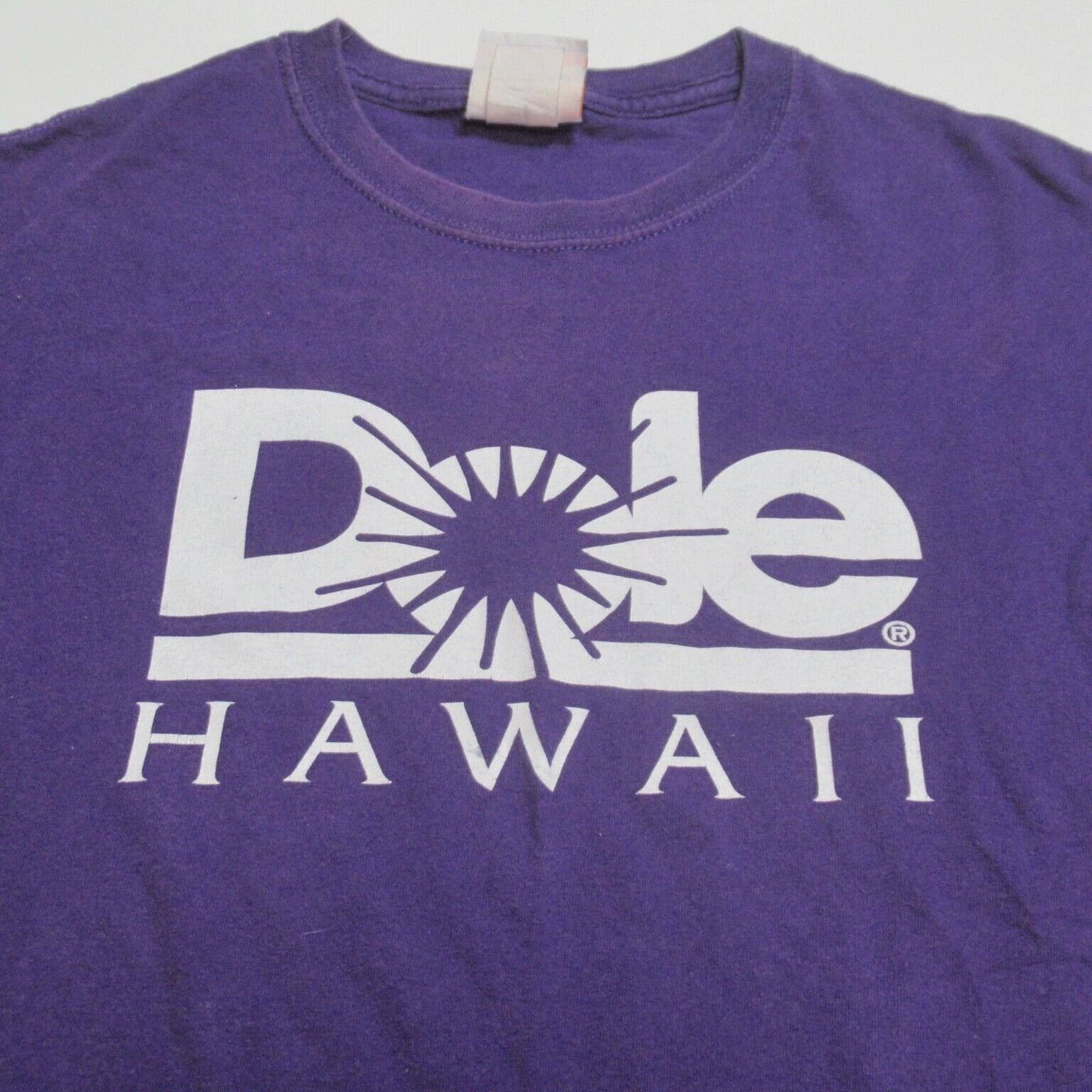 Vintage 90’ DOLE TREASURE ISLAND Hawaiian Pineapple Tee Shirt Top Made In USA