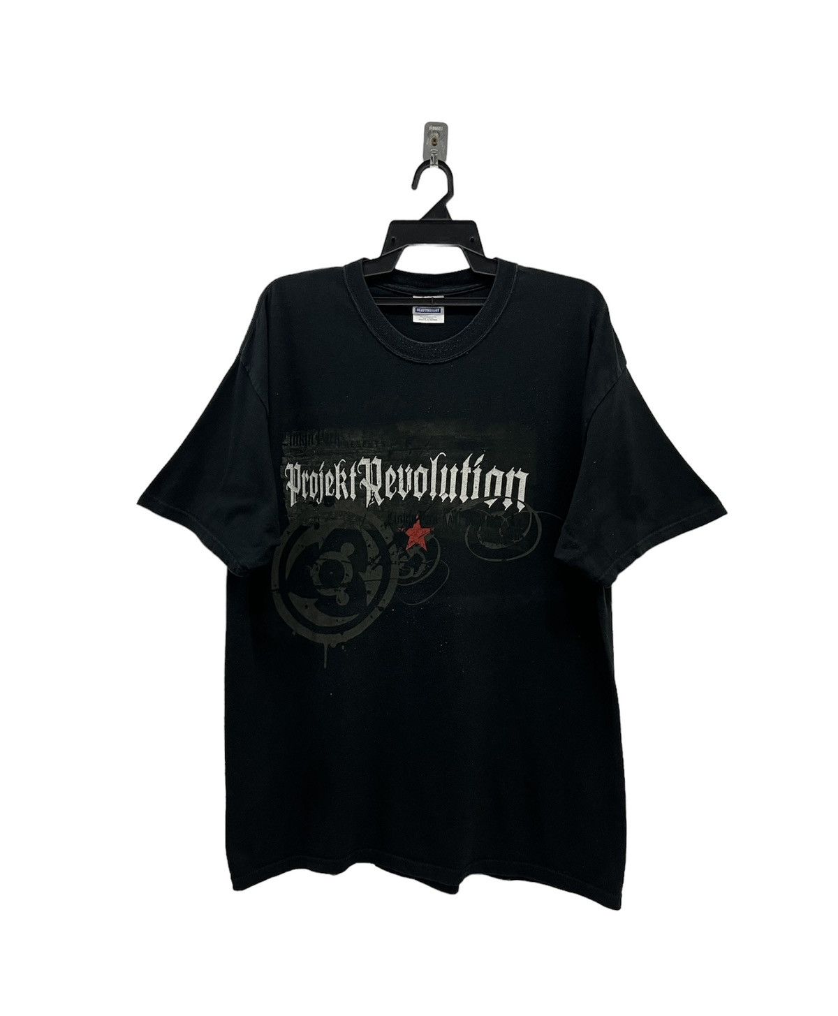 Band Tees × Hanes × Vintage Heavyweight Projekt Revolution Short Sleeve Shirt Size US XL / EU 56 / 4 - 1 Thumbnail