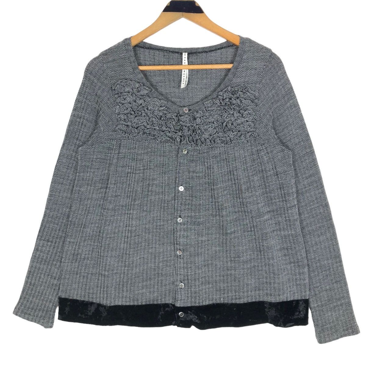 Issey Miyake Sunao Kuwahara Button Up Long Sleeve Blouse Size M / US 6-8 / IT 42-44 - 1 Thumbnail
