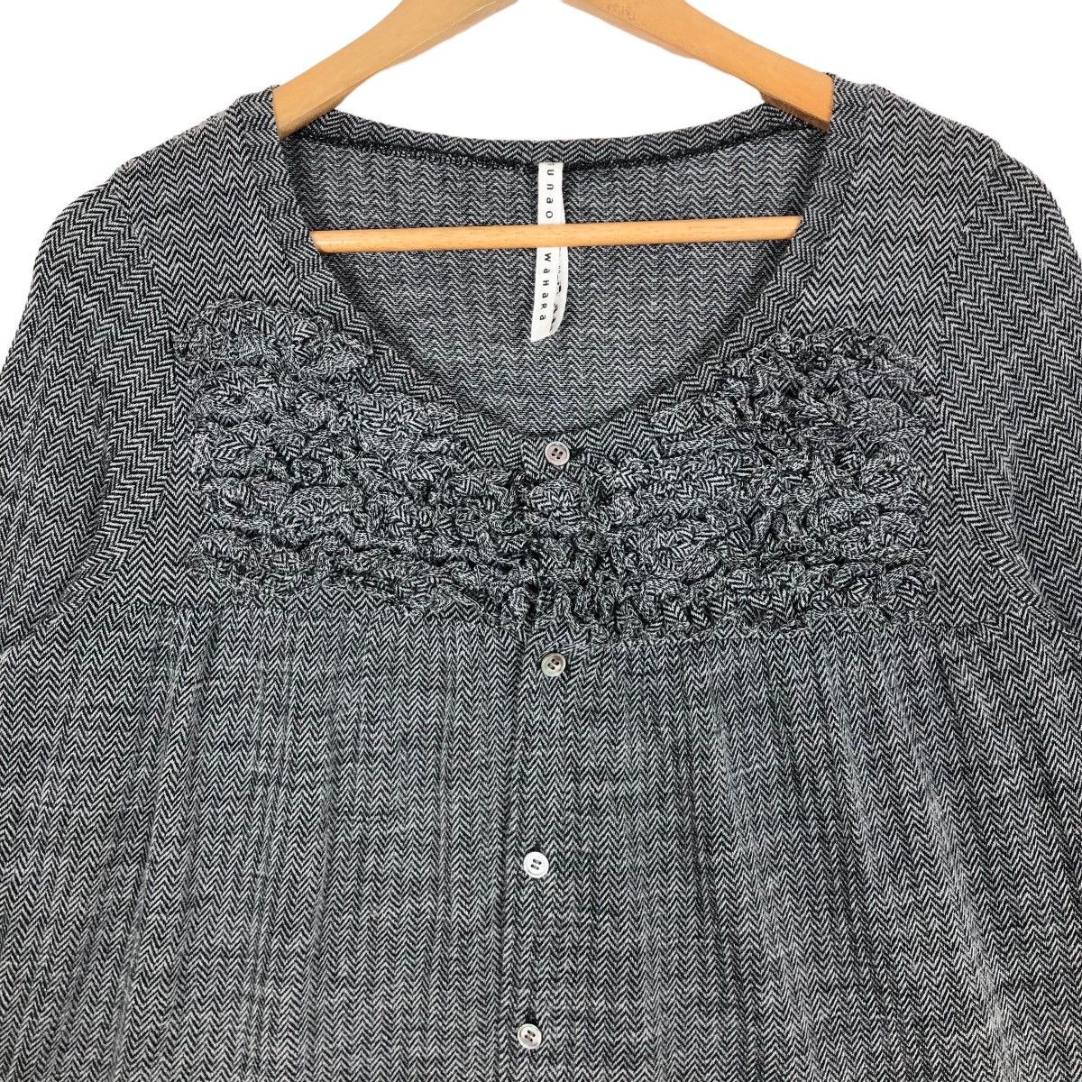 Issey Miyake Sunao Kuwahara Button Up Long Sleeve Blouse Size M / US 6-8 / IT 42-44 - 5 Thumbnail