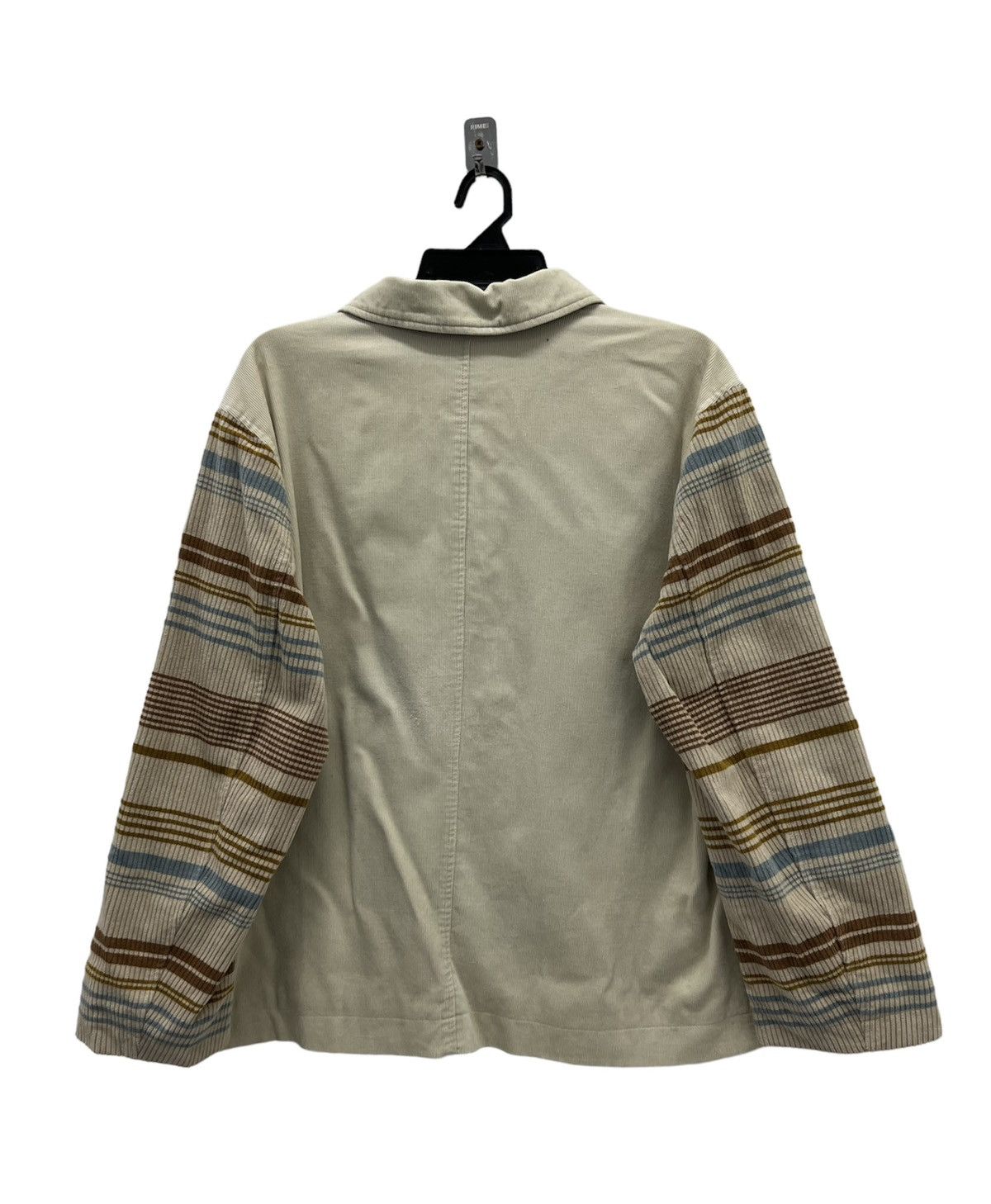 Issey Miyake HAI SPORTING GEAR CORDUROY LINE STRIPE SLEEVE JACKET Size US M / EU 48-50 / 2 - 2 Thumbnail