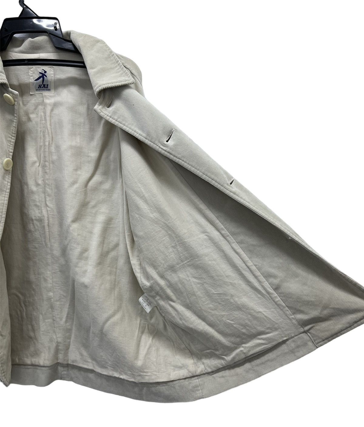 Issey Miyake HAI SPORTING GEAR CORDUROY LINE STRIPE SLEEVE JACKET Size US M / EU 48-50 / 2 - 8 Thumbnail