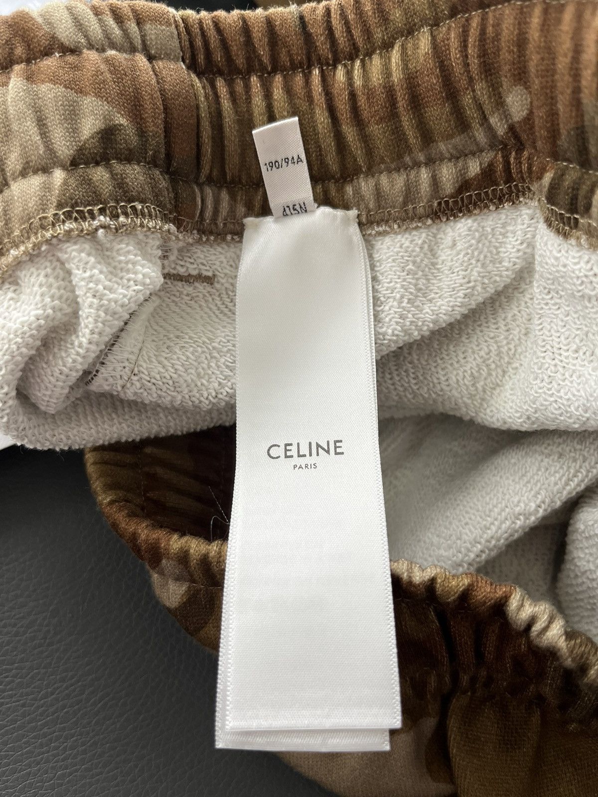 Celine × Hedi Slimane Brand New Super Runway Limited Edition Celine Logo Sweatpant Size US 34 / EU 50 - 7 Thumbnail