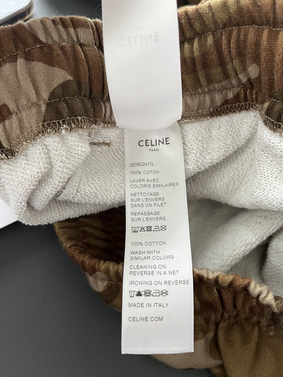 Celine × Hedi Slimane Brand New Super Runway Limited Edition Celine Logo Sweatpant Size US 34 / EU 50 - 8 Thumbnail