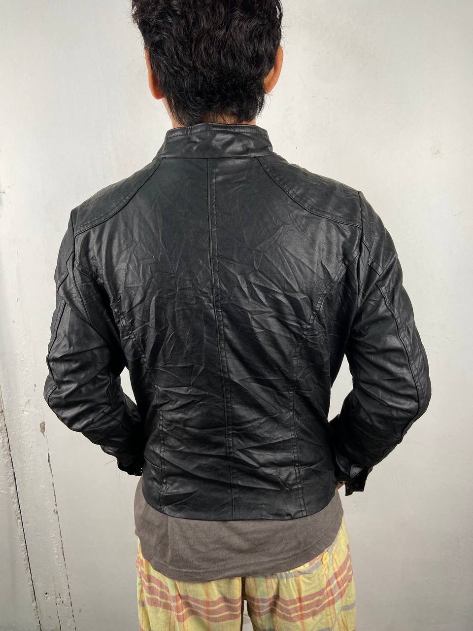 Hein Gericke Japanese Vintage Leather Jacket Moto Punk Biker Style Size XL / US 12-14 / IT 48-50 - 3 Thumbnail