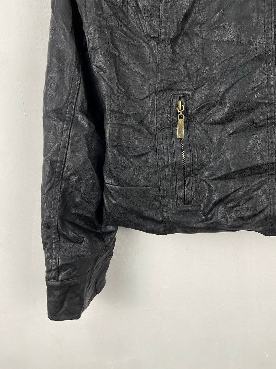 Hein Gericke Japanese Vintage Leather Jacket Moto Punk Biker Style Size XL / US 12-14 / IT 48-50 - 11 Thumbnail