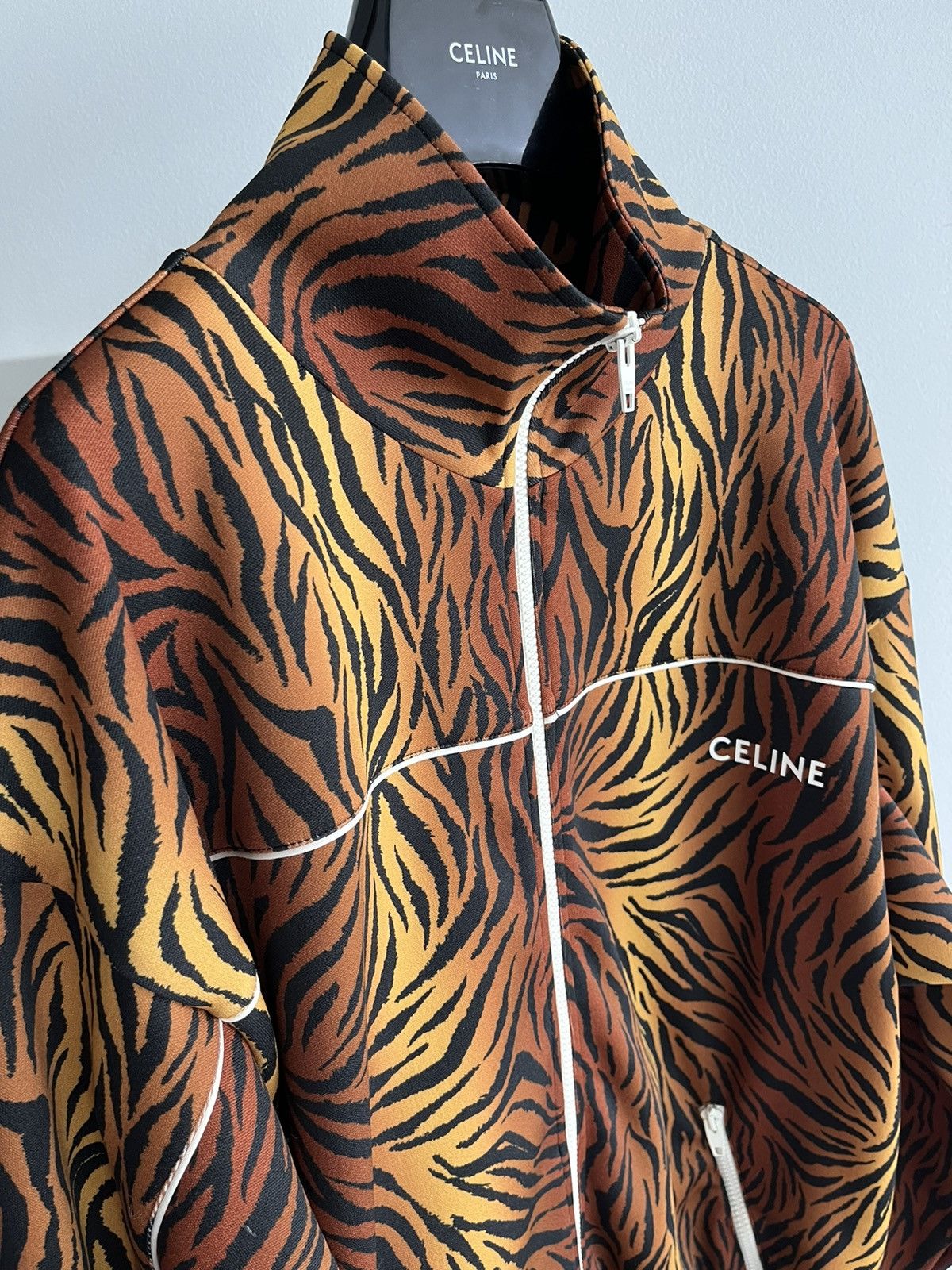 Celine × Hedi Slimane Super Runway Celine Hedi Slimane Bomber Jacket Brand New Size US L / EU 52-54 / 3 - 1 Thumbnail