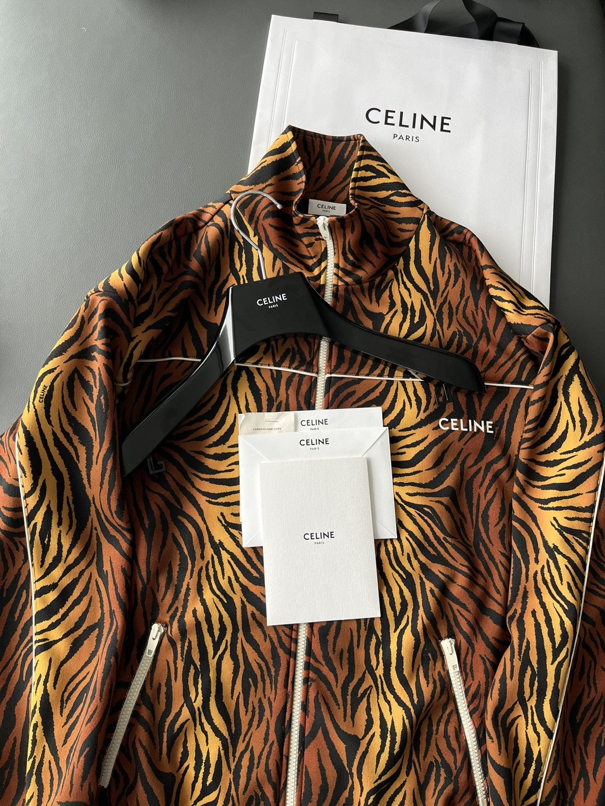 Celine × Hedi Slimane Super Runway Celine Hedi Slimane Bomber Jacket Brand New Size US L / EU 52-54 / 3 - 3 Thumbnail
