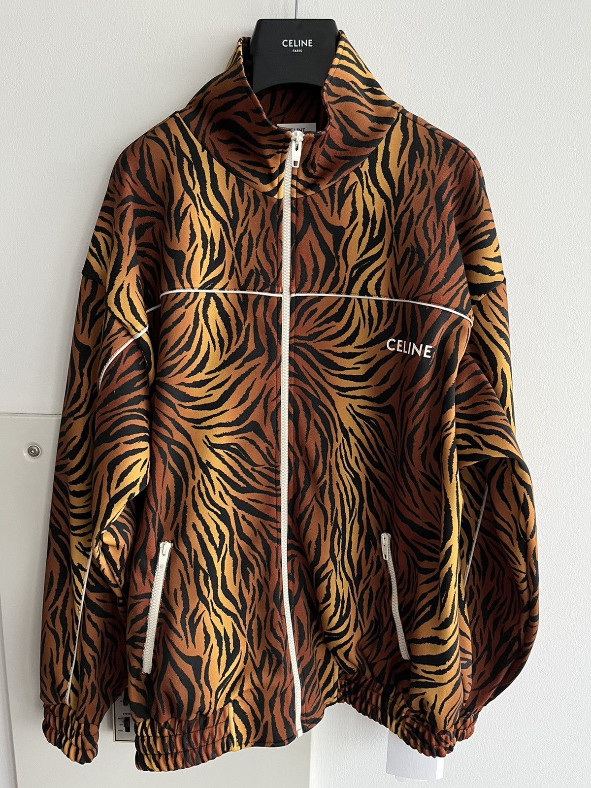 Celine × Hedi Slimane Super Runway Celine Hedi Slimane Bomber Jacket Brand New Size US L / EU 52-54 / 3 - 2 Thumbnail