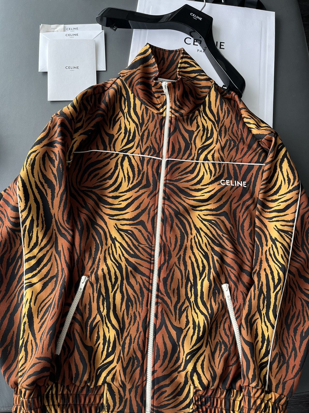 Celine × Hedi Slimane Super Runway Celine Hedi Slimane Bomber Jacket Brand New Size US L / EU 52-54 / 3 - 10 Thumbnail
