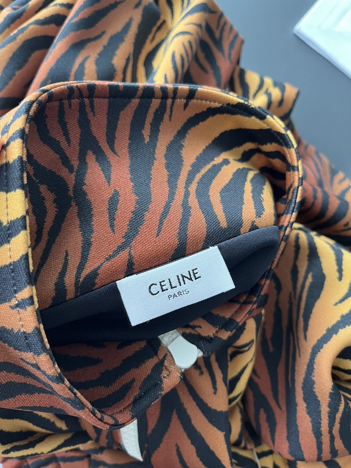 Celine × Hedi Slimane Super Runway Celine Hedi Slimane Bomber Jacket Brand New Size US L / EU 52-54 / 3 - 4 Thumbnail