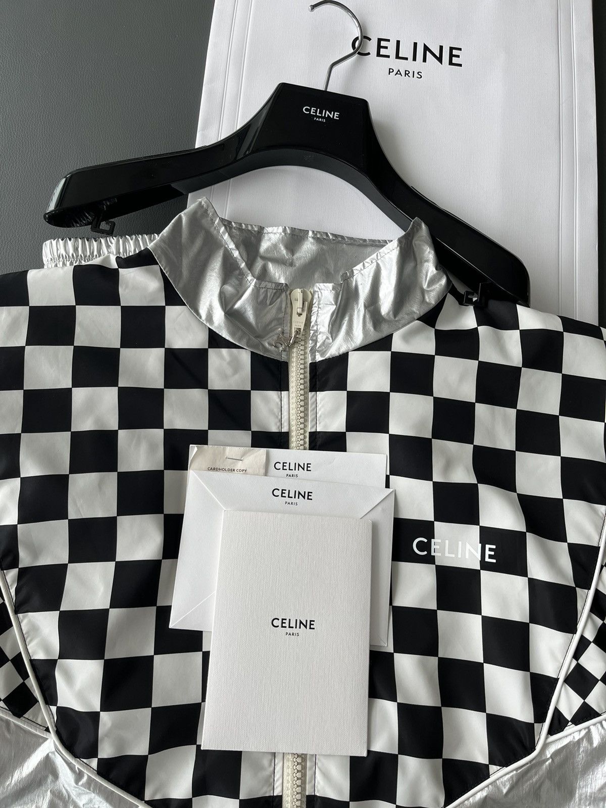 Celine × Hedi Slimane Brand New Super Runway Celine Hedi Slimane Bomber Jacket Size US L / EU 52-54 / 3 - 13 Thumbnail