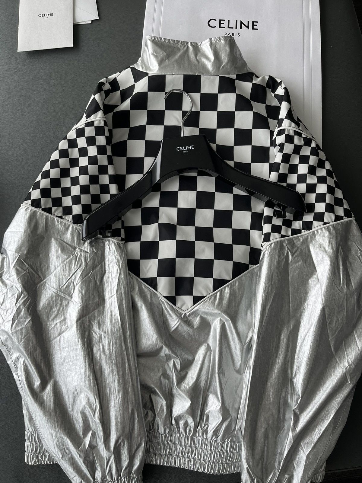 Celine × Hedi Slimane Brand New Super Runway Celine Hedi Slimane Bomber Jacket Size US L / EU 52-54 / 3 - 16 Thumbnail