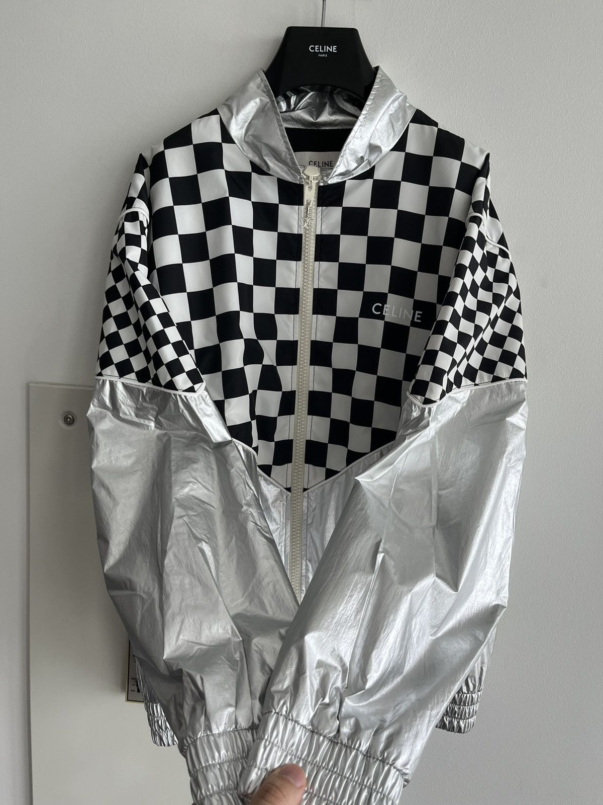 Celine × Hedi Slimane Brand New Super Runway Celine Hedi Slimane Bomber Jacket Size US L / EU 52-54 / 3 - 24 Thumbnail