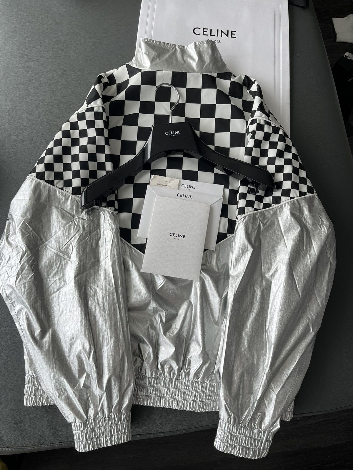 Celine × Hedi Slimane Brand New Super Runway Celine Hedi Slimane Bomber Jacket Size US L / EU 52-54 / 3 - 6 Thumbnail