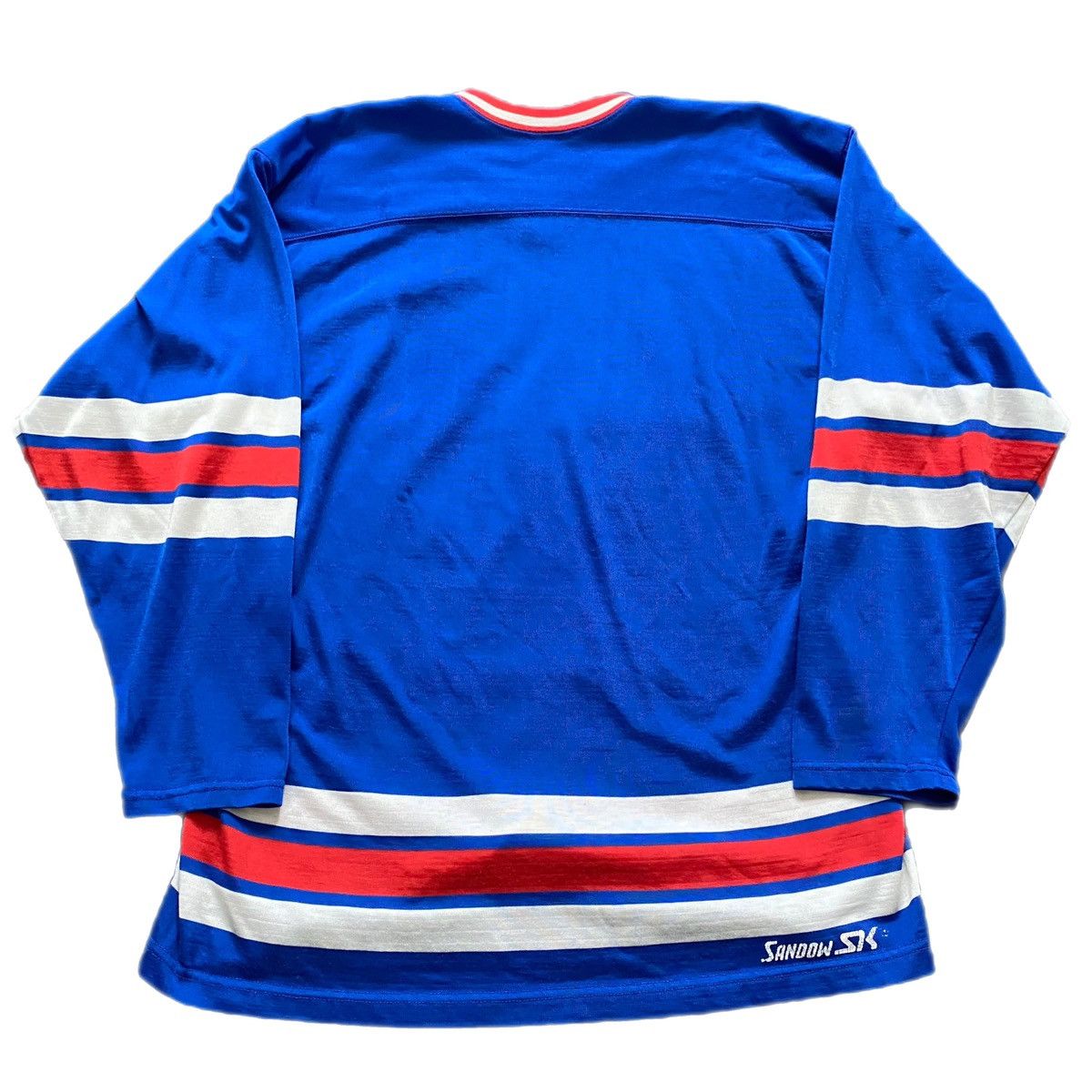 NHL × Vintage Vintage 80s New York Rangers NHL Jersey Size US XL / EU 56 / 4 - 2 Thumbnail
