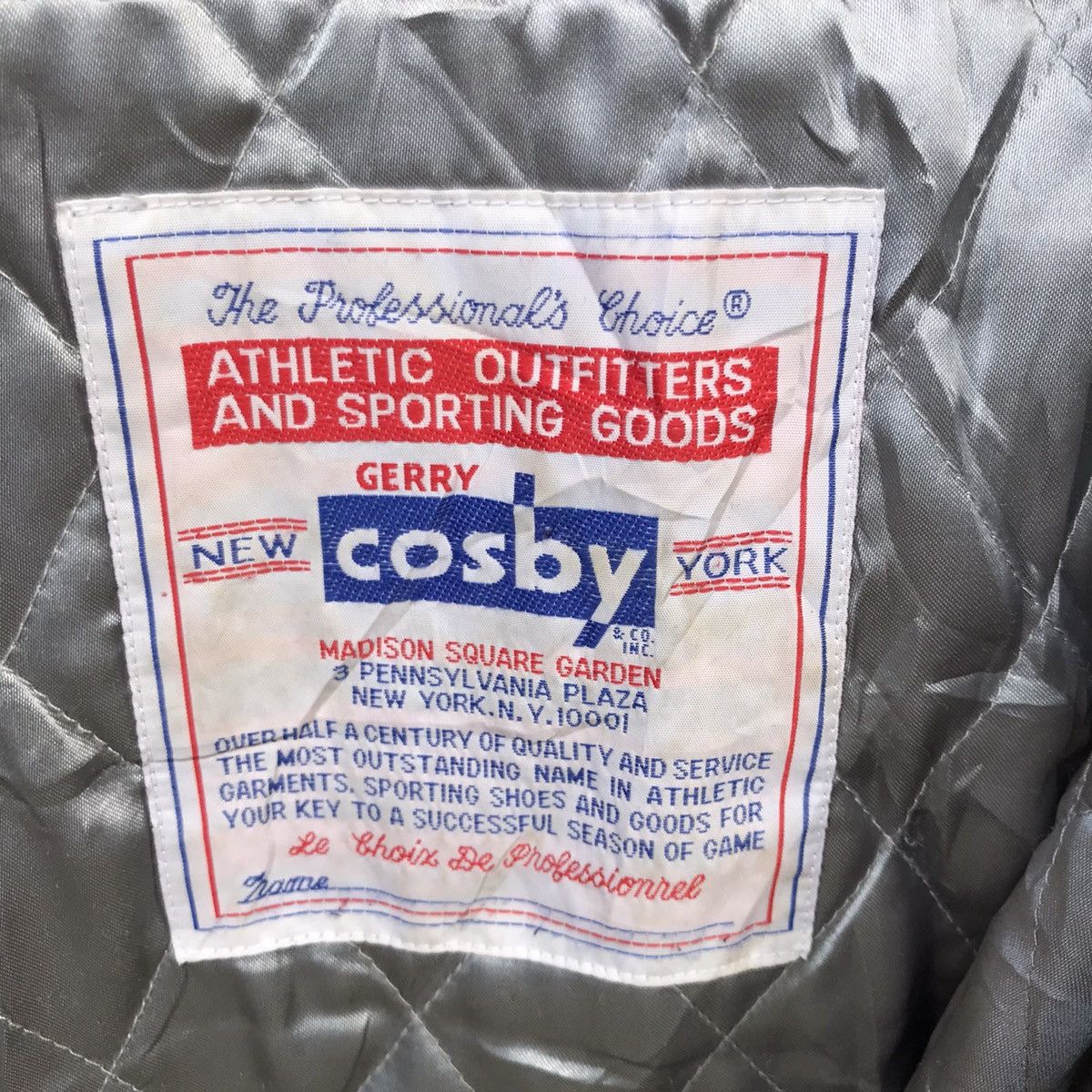 Vintage Vintage 90s Cosby Varsity Jacket Leather Sleeve Size US L / EU 52-54 / 3 - 7 Thumbnail