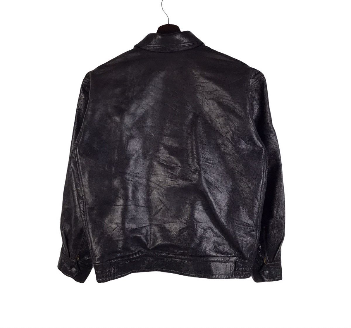 Vintage Vintage 90s Superman Sherpa Lined Leather Jacket Size US M / EU 48-50 / 2 - 10 Thumbnail