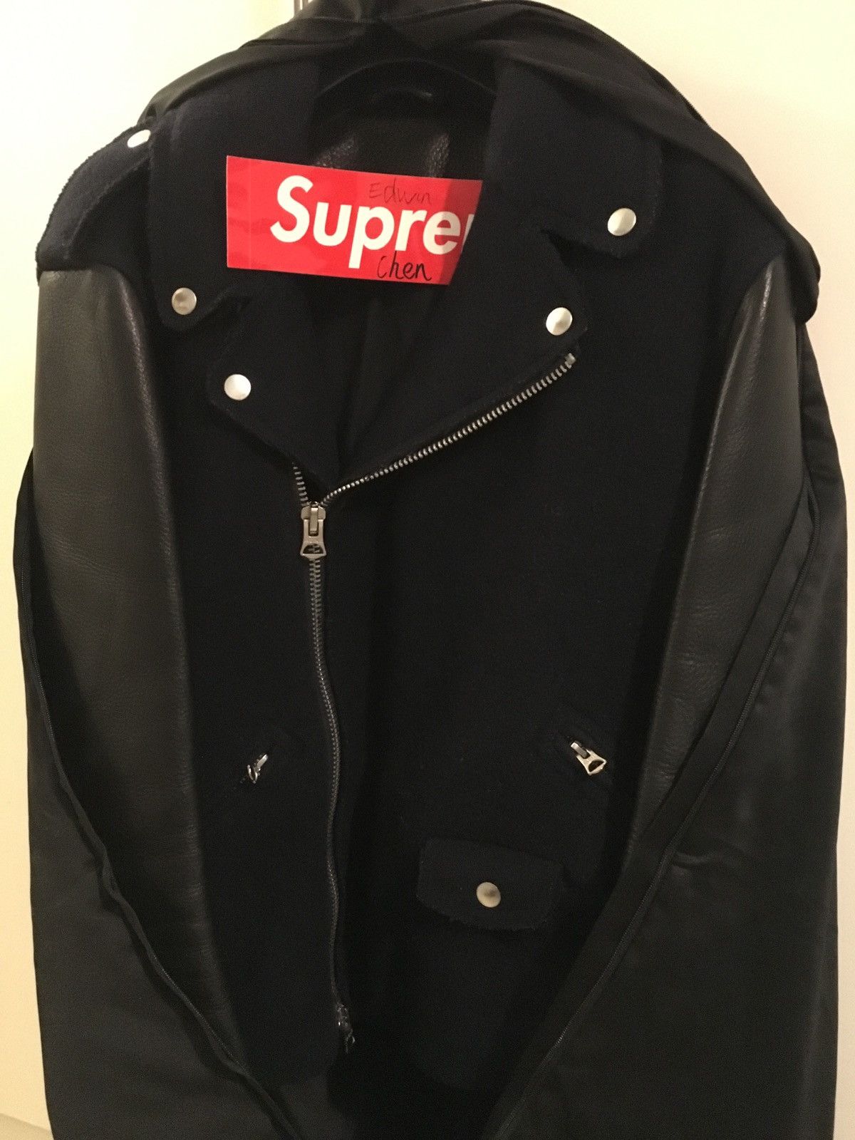 Acne Studios Cassady leather wool jacket Size US M / EU 48-50 / 2 - 5 Thumbnail