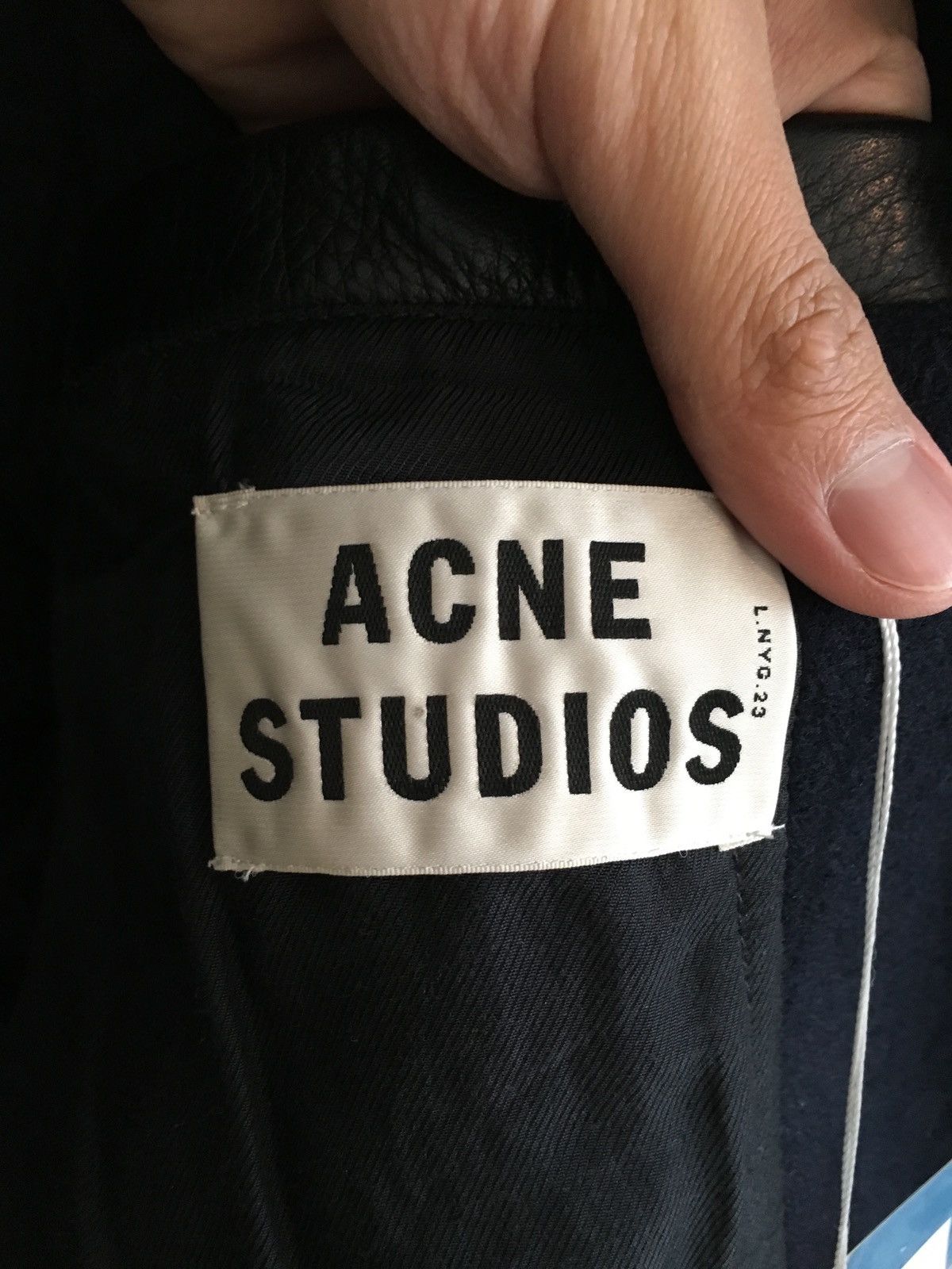 Acne Studios Cassady leather wool jacket Size US M / EU 48-50 / 2 - 3 Thumbnail