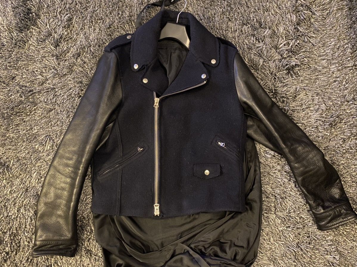 Acne Studios Cassady leather wool jacket Size US M / EU 48-50 / 2 - 1 Thumbnail