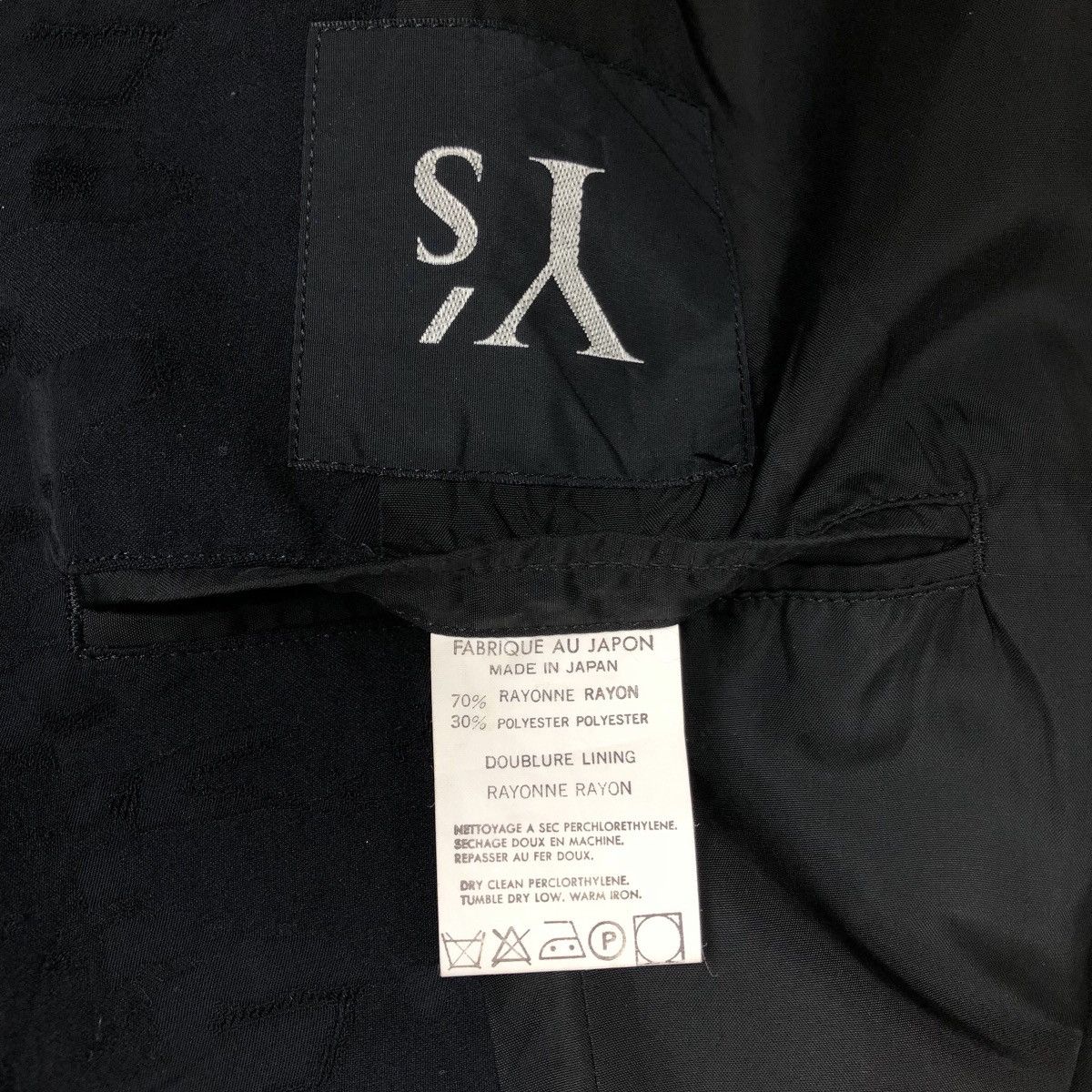 Yohji Yamamoto Vintage 90s Y’s by Yohji Yamamoto 1993 A/W Rayon Coat Size S / US 4 / IT 40 - 10 Thumbnail