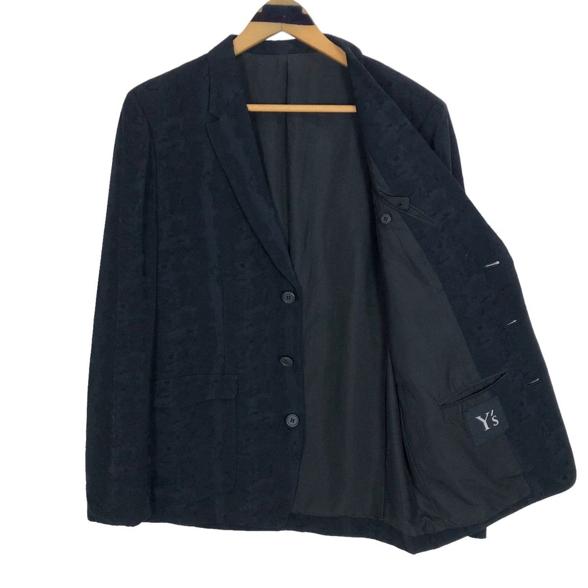 Yohji Yamamoto Vintage 90s Y’s by Yohji Yamamoto 1993 A/W Rayon Coat Size S / US 4 / IT 40 - 2 Thumbnail