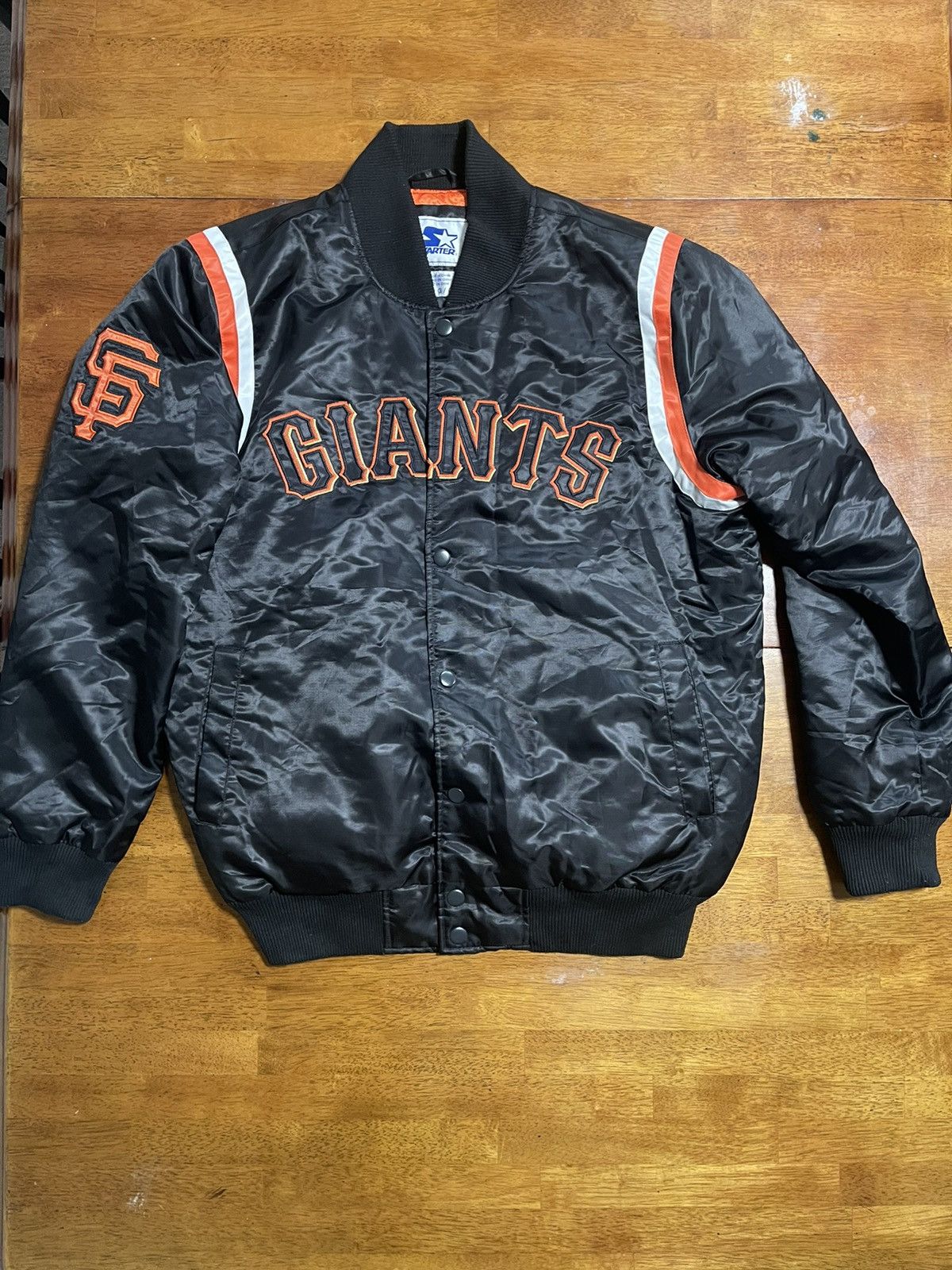 スポーツGiants vintage MLB jacket (L)