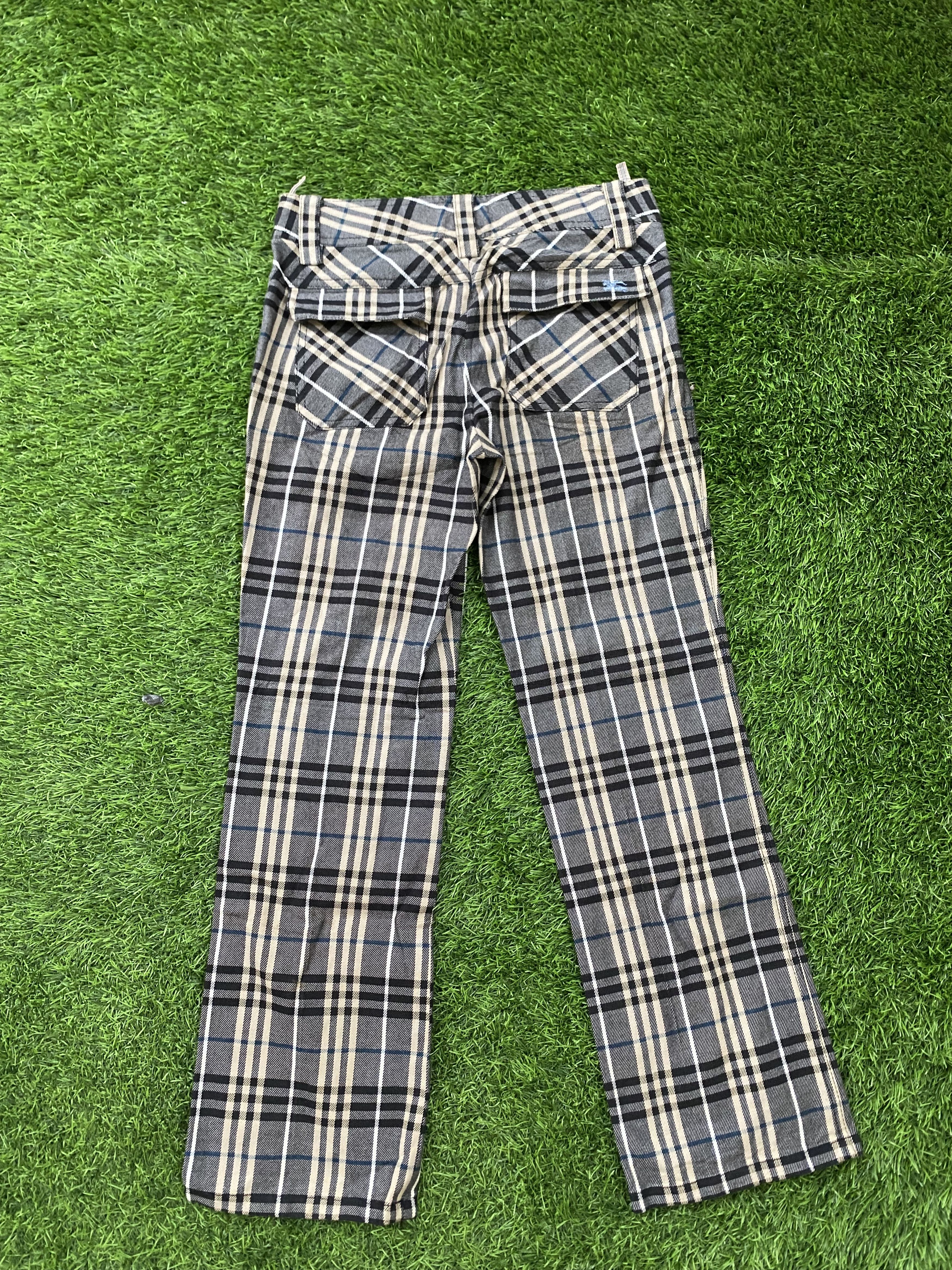 Burberry Vintage 90s Burberry Trouser Pants Plaid Nova Check Size 28" / US 6 / IT 42 - 5 Thumbnail