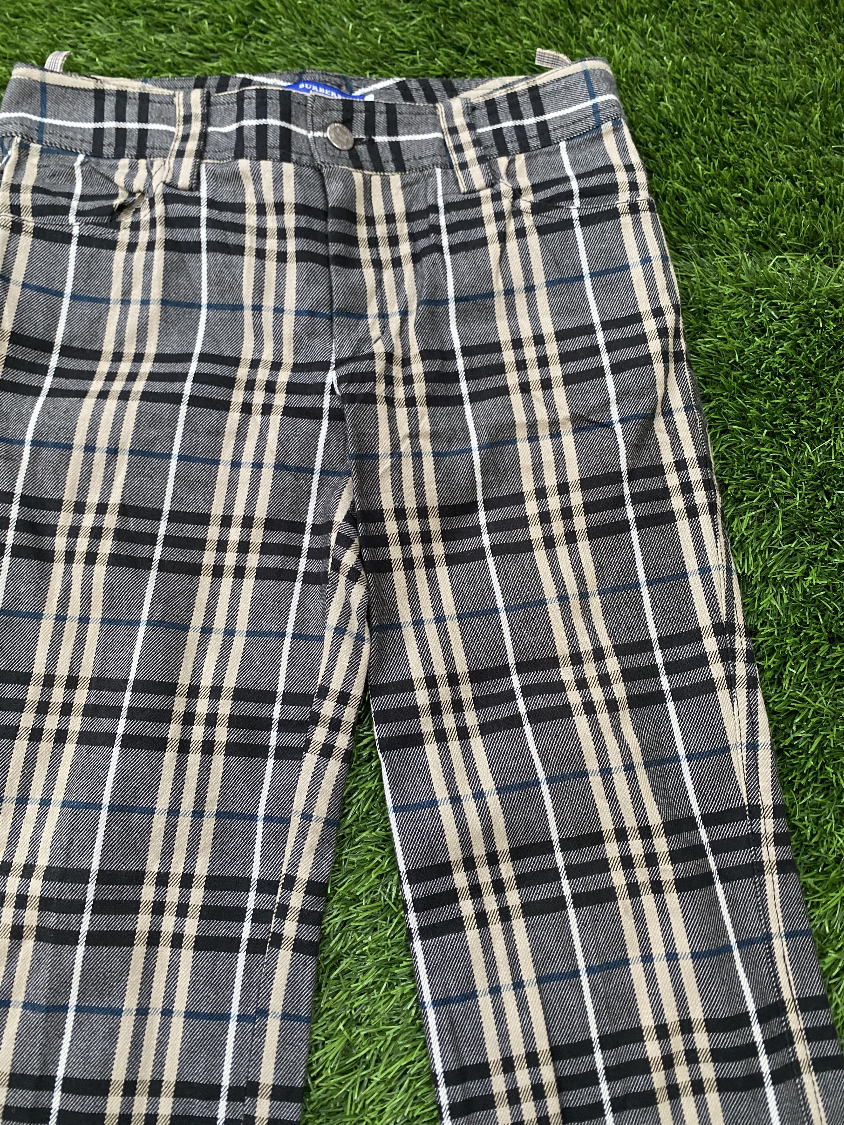 Burberry Vintage 90s Burberry Trouser Pants Plaid Nova Check Size 28" / US 6 / IT 42 - 2 Thumbnail
