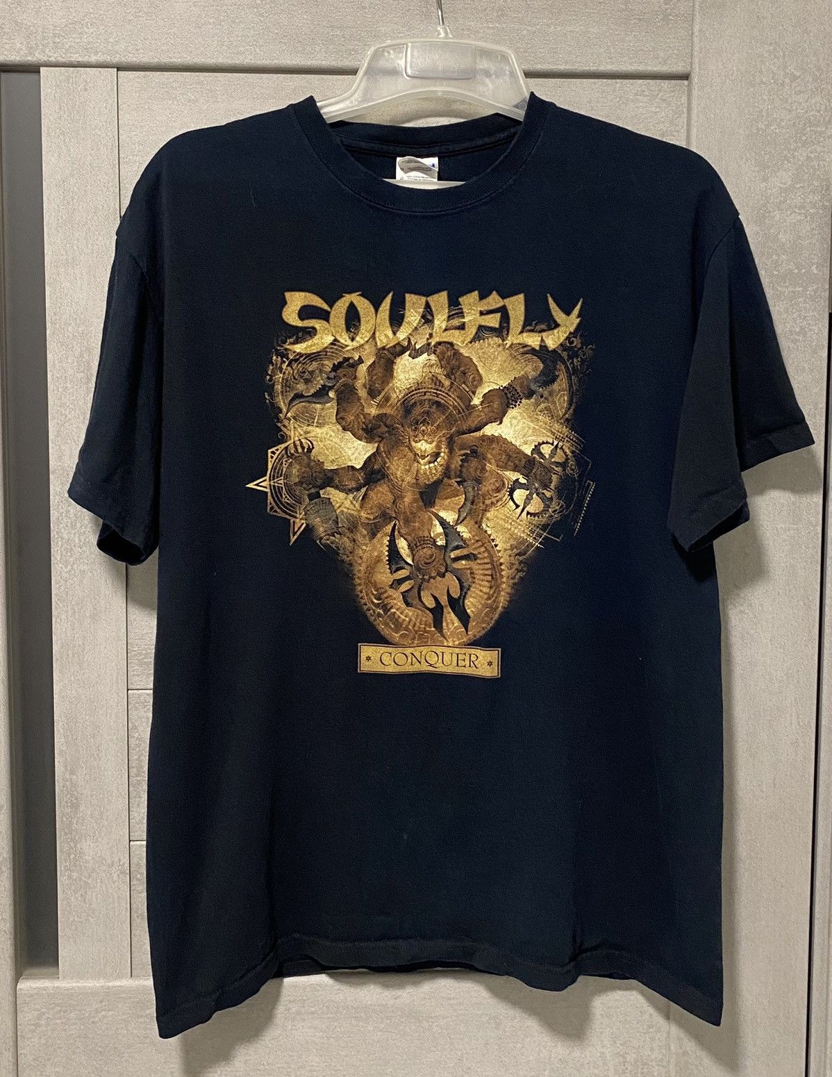 【00s】ソウルフライ WORLD SCUM 両面プリント バンドTシャツ L Vintage Soulfly T Shirt | Grailed