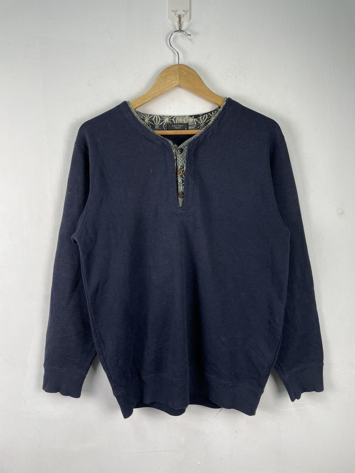 Yohji Yamamoto Vintage Y’saccs Sacsny By Yohji Yamamoto Sweatshirt Size US M / EU 48-50 / 2 - 1 Thumbnail