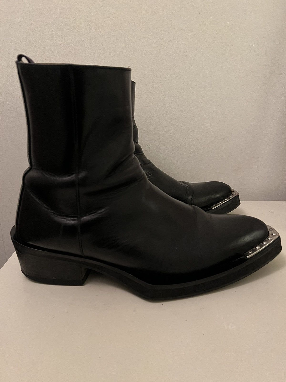 Eytys Romeo Hi Black Leather Boots EUR 45