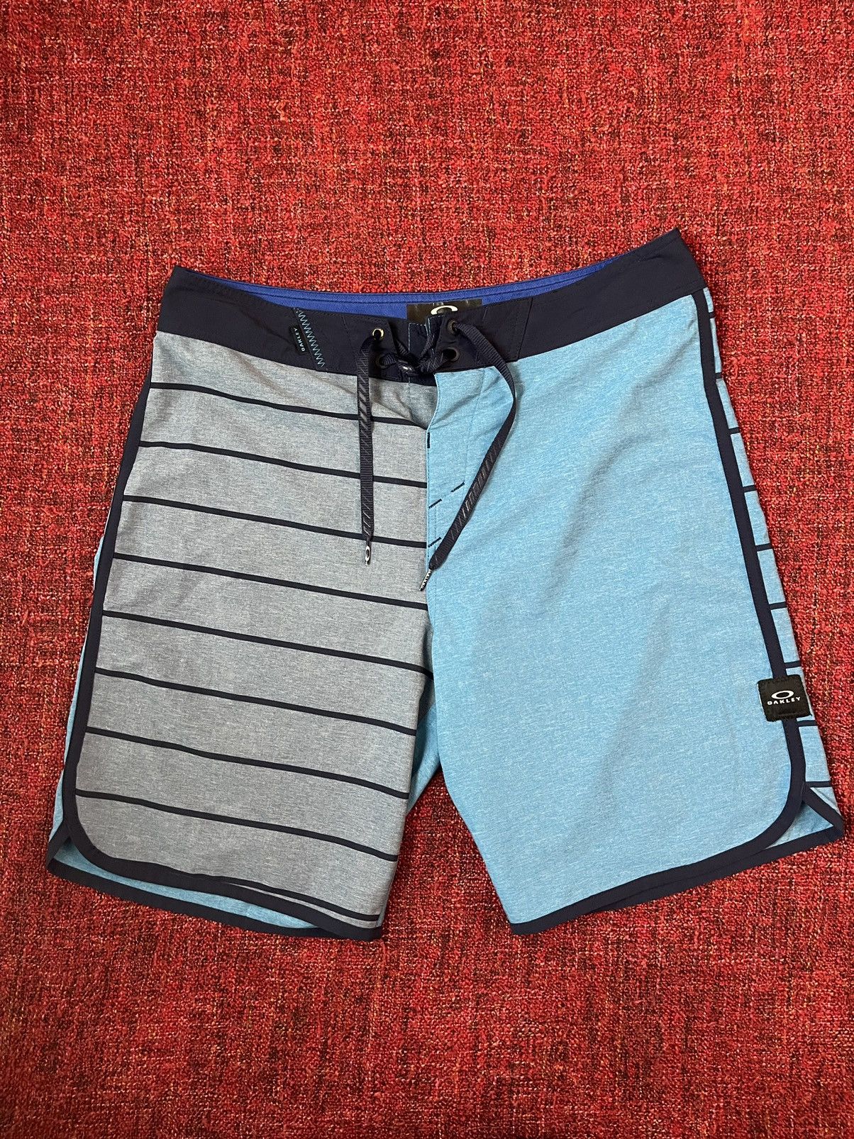 Oakley Oakley swimming gorpcore style striped shorts Size US 32 / EU 48 - 1 Thumbnail