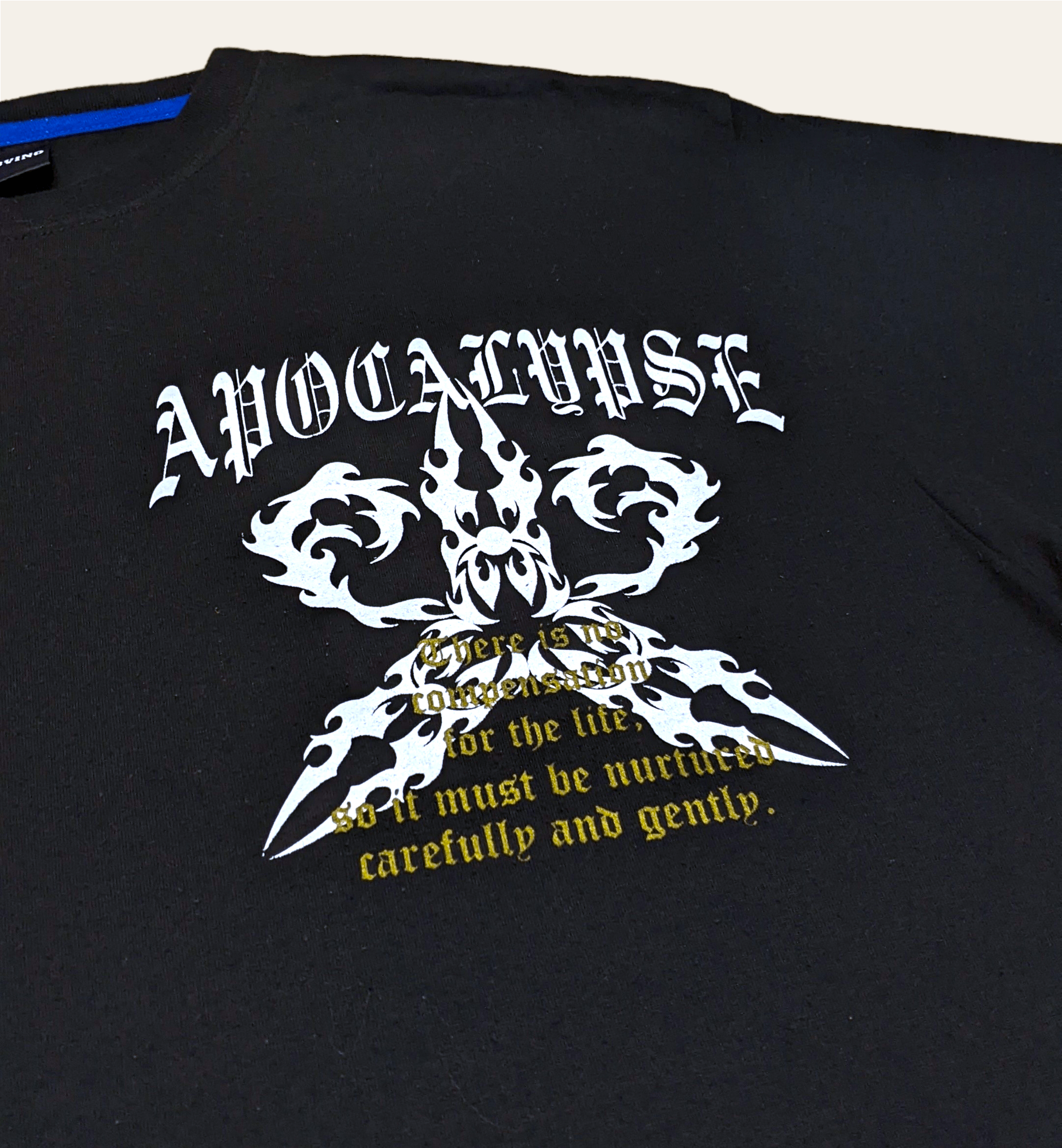 Japanese Brand × Seditionaries × Vintage Vintage Japanese Designer Apocalypse Cross T shirt Size US XL / EU 56 / 4 - 4 Thumbnail