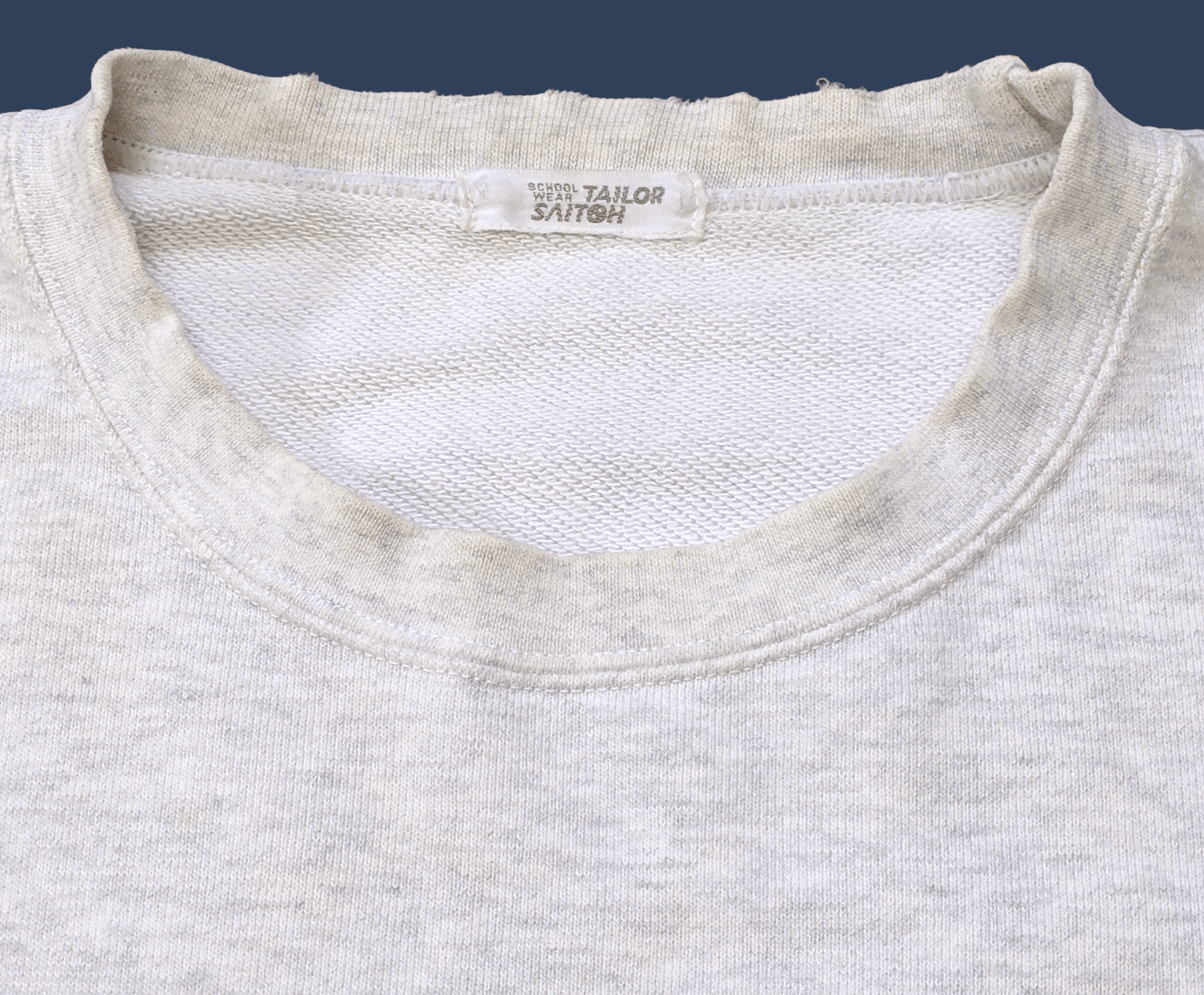 Japanese Brand × Russell Athletic × Vintage Vtg 80s Nihon University Japan College Thermal Sweatshirt Size US M / EU 48-50 / 2 - 5 Thumbnail