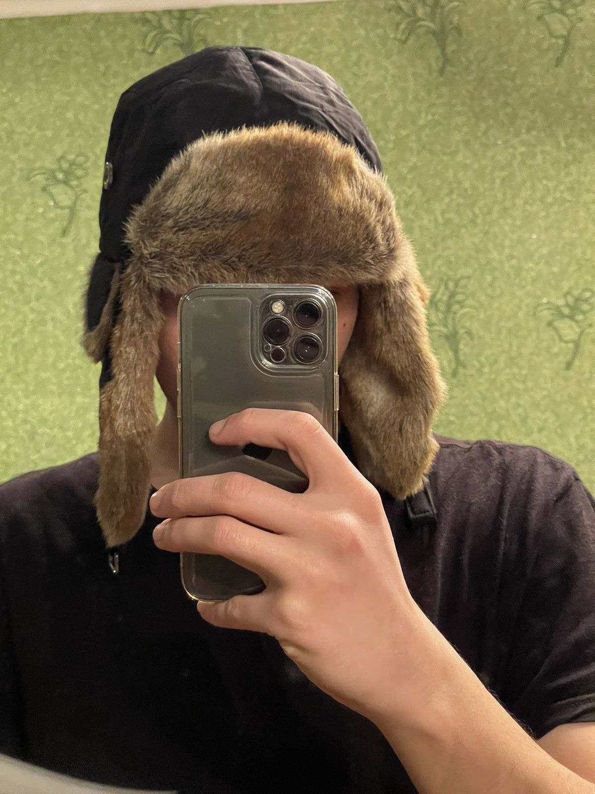 Cccp × Vintage Vintage Ushanka trapper / checker hat Soviet Union style Size ONE SIZE - 2 Thumbnail