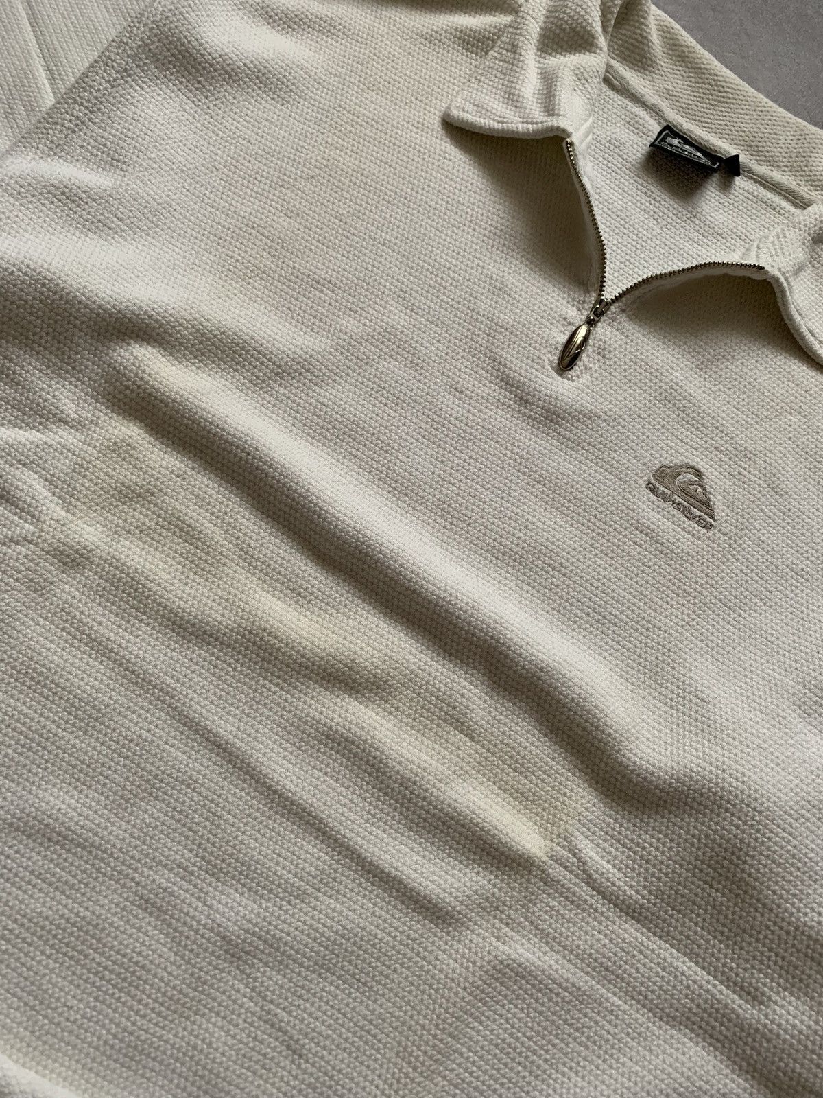 Quicksilver × Quiksilver Quiksilver L waffle polo tee T-shirt vintage surfing style Size US L / EU 52-54 / 3 - 9 Thumbnail