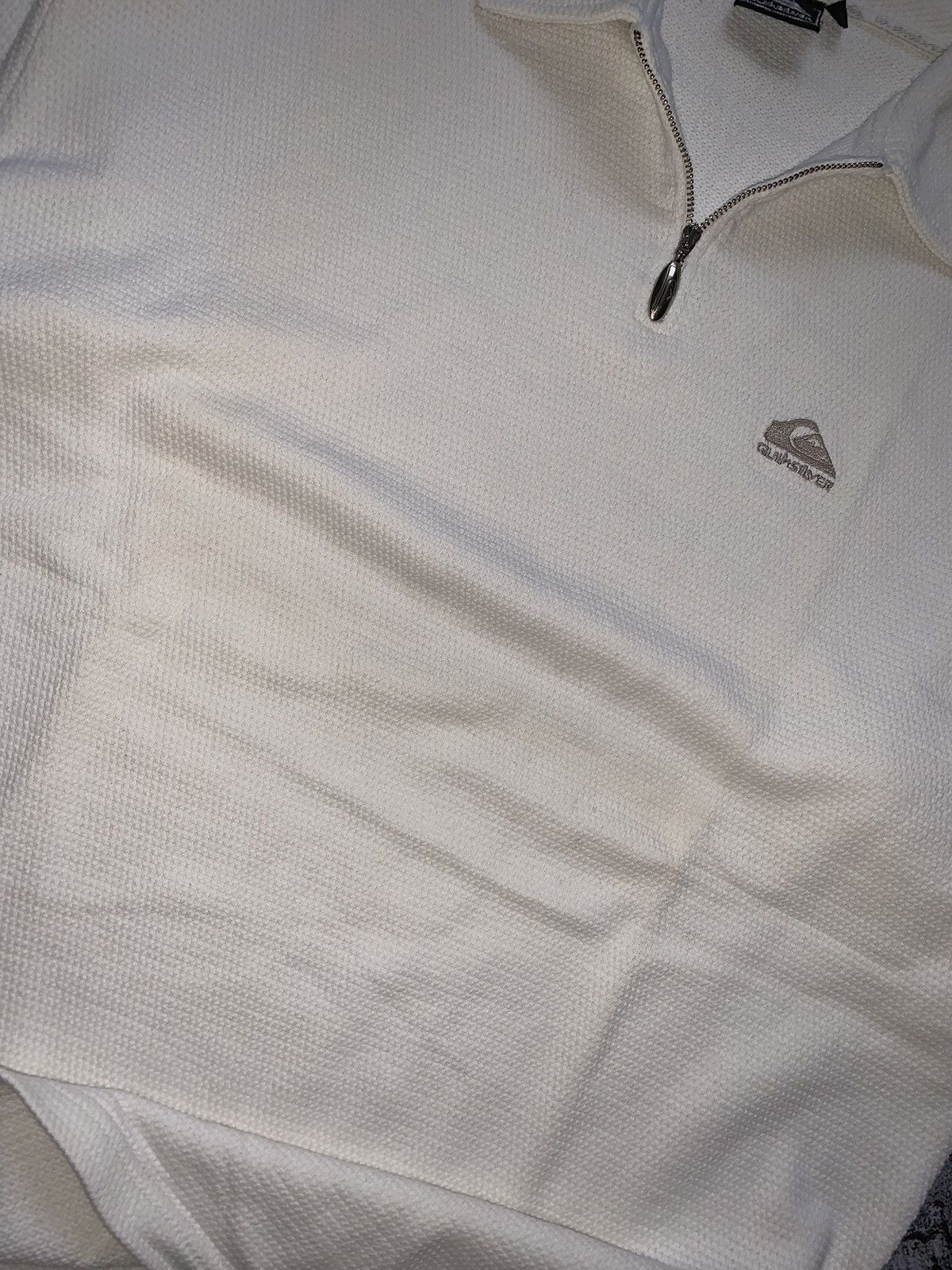 Quicksilver × Quiksilver Quiksilver L waffle polo tee T-shirt vintage surfing style Size US L / EU 52-54 / 3 - 8 Thumbnail