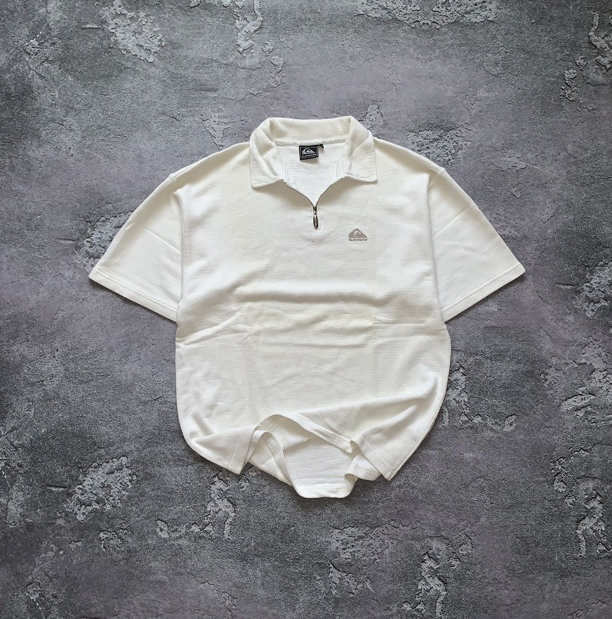 Quicksilver × Quiksilver Quiksilver L waffle polo tee T-shirt vintage surfing style Size US L / EU 52-54 / 3 - 1 Thumbnail