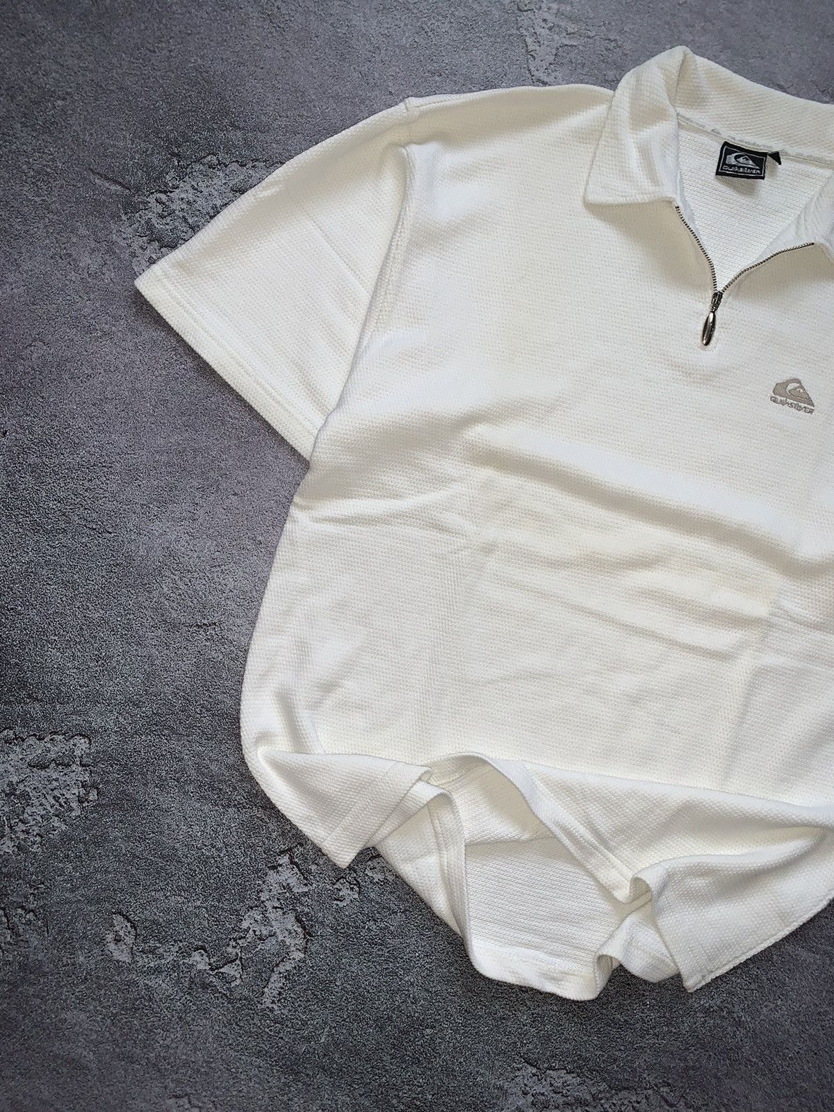 Quicksilver × Quiksilver Quiksilver L waffle polo tee T-shirt vintage surfing style Size US L / EU 52-54 / 3 - 2 Thumbnail