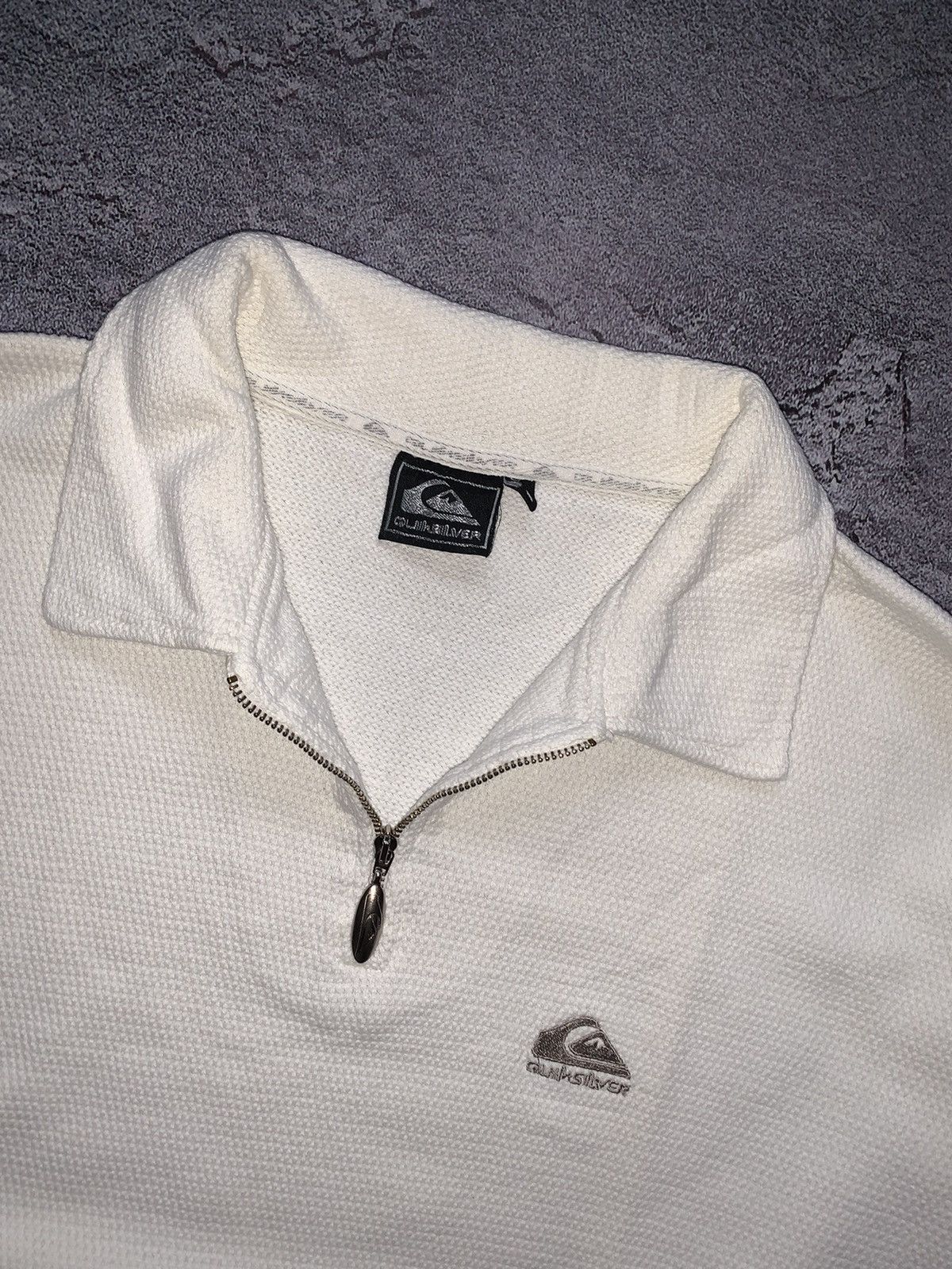 Quicksilver × Quiksilver Quiksilver L waffle polo tee T-shirt vintage surfing style Size US L / EU 52-54 / 3 - 6 Thumbnail