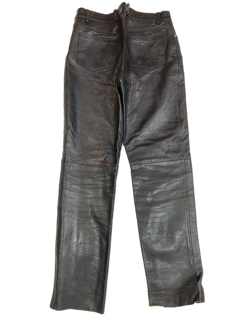 Japanese Brand Leather Pants Black Japanese Style Size US 33 - 5 Thumbnail