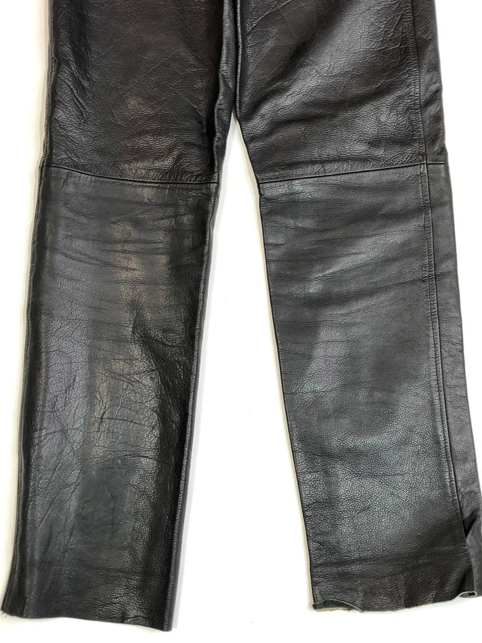 Japanese Brand Leather Pants Black Japanese Style Size US 33 - 8 Thumbnail
