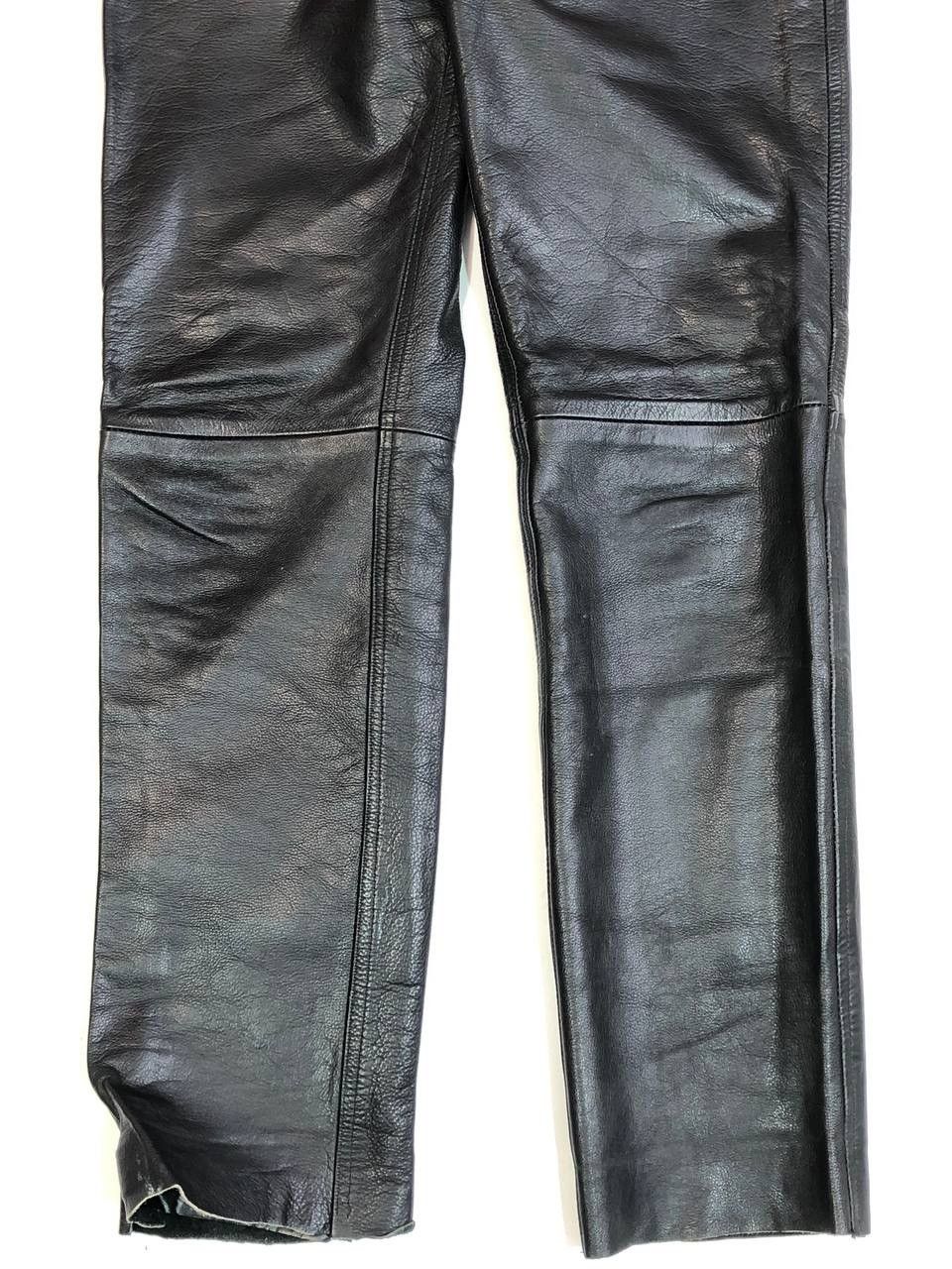 Japanese Brand Leather Pants Black Japanese Style Size US 33 - 4 Thumbnail