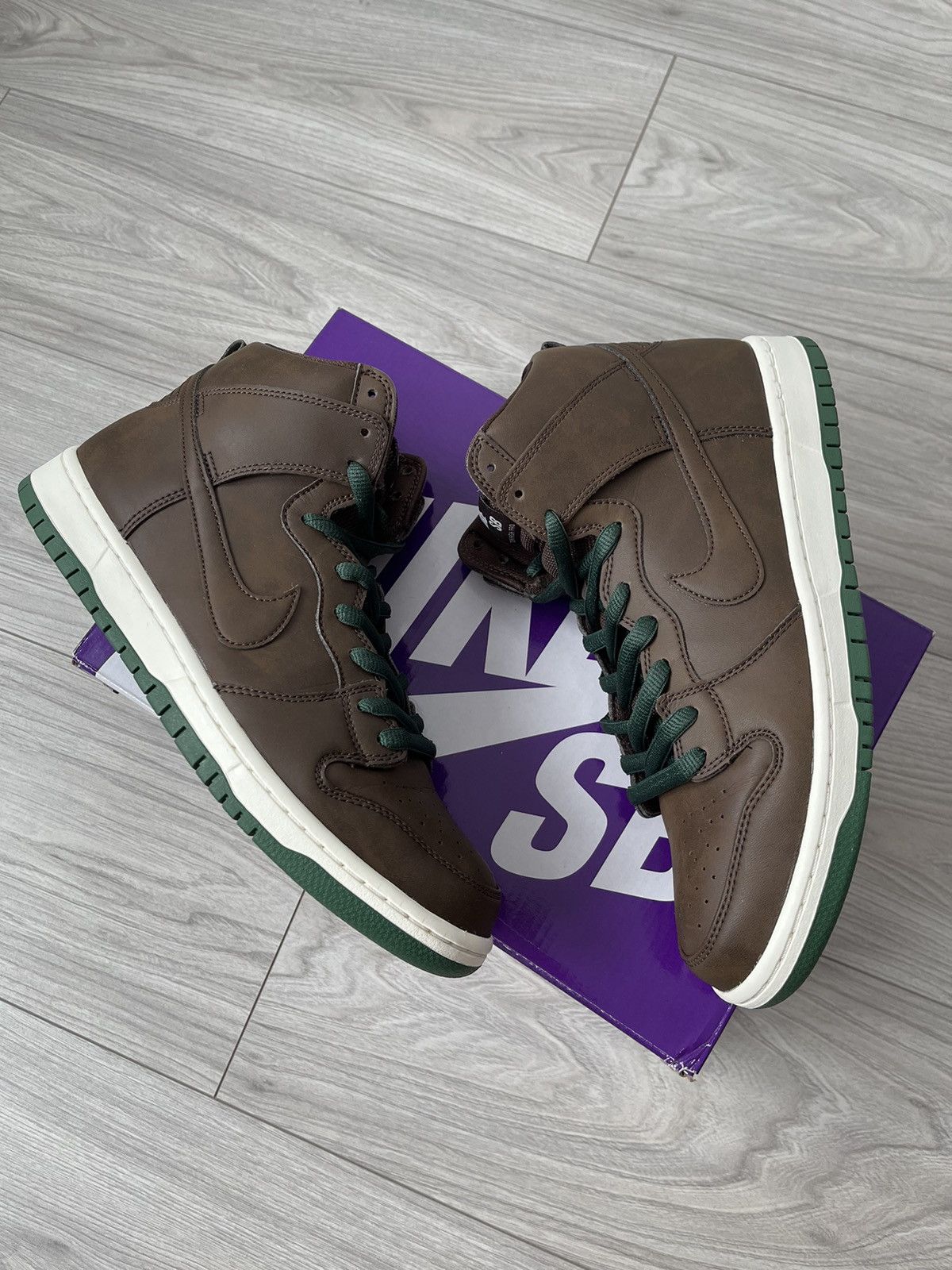 sb dunk high pro baroque brown vegan