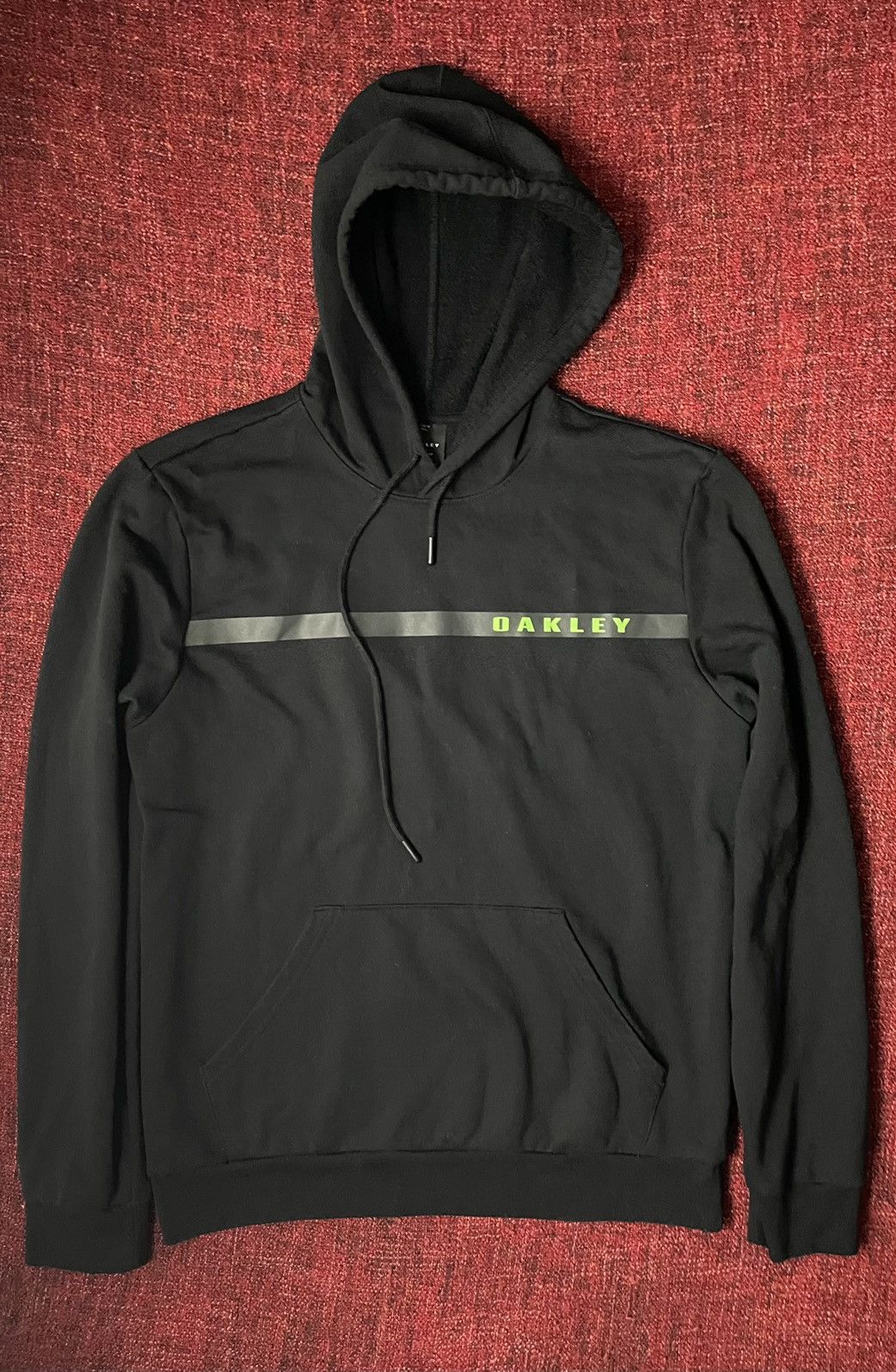 Oakley Oakley green neon logo gorpcore style hoodie Size US M / EU 48-50 / 2 - 3 Thumbnail