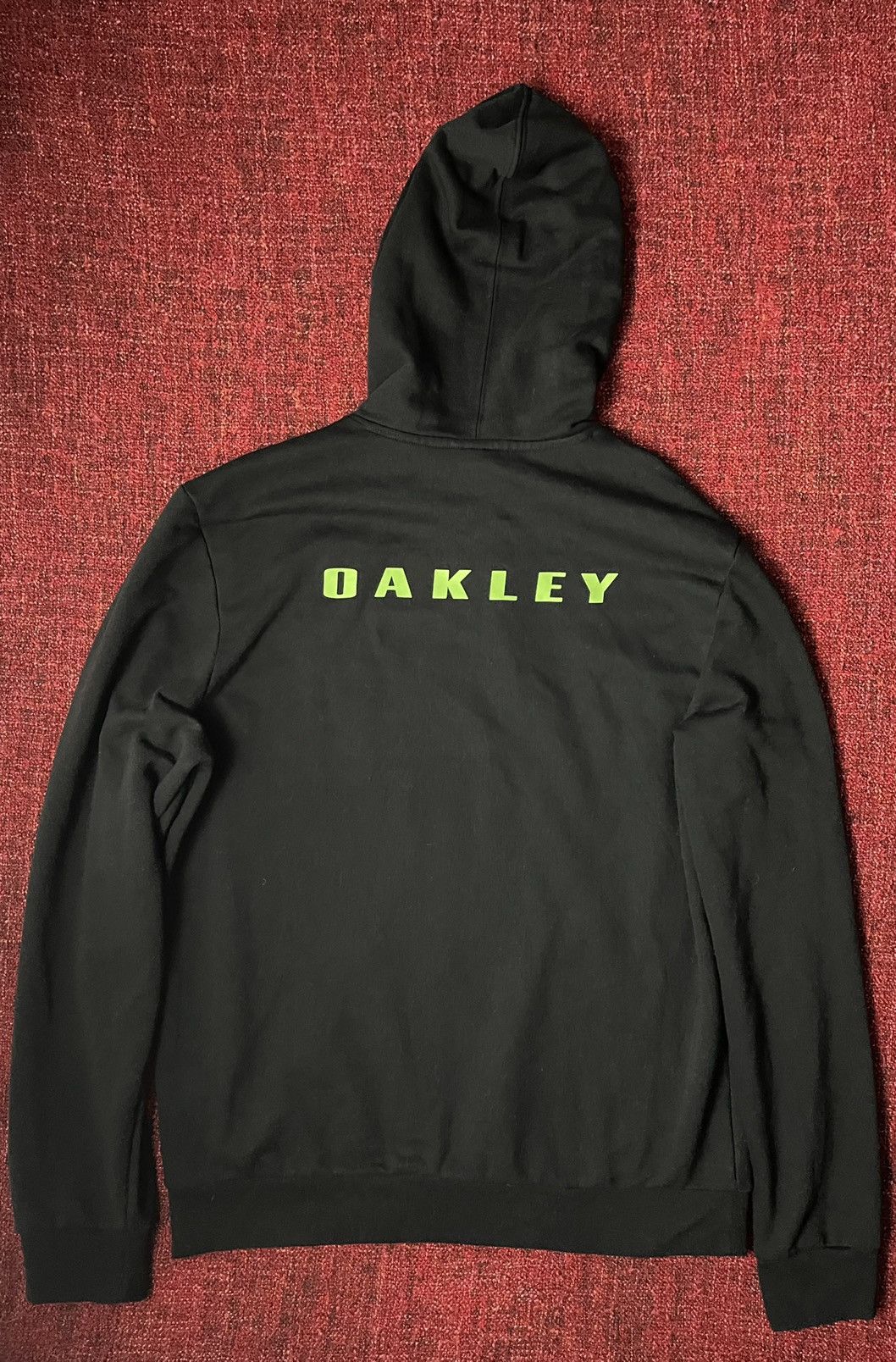 Oakley Oakley green neon logo gorpcore style hoodie Size US M / EU 48-50 / 2 - 1 Thumbnail